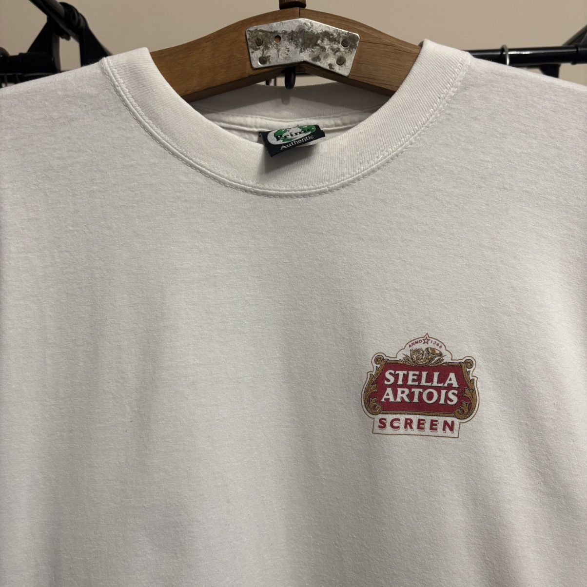 Vintage Vintage 80’s Promo Stella Artois Screen T-Shirt Grunge ERD Size US M / EU 48-50 / 2 - 3 Thumbnail