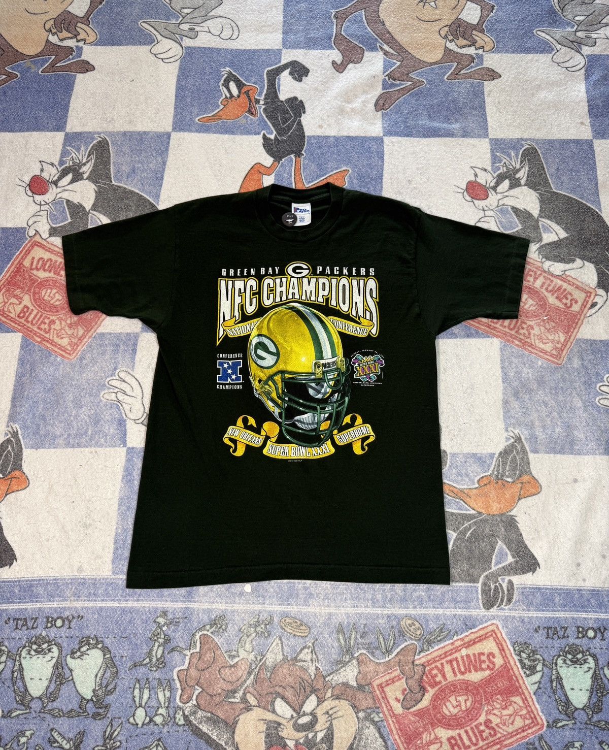 Other Vintage green bay packers nfc champs tee Size US L / EU 52-54 / 3 - 1 Thumbnail