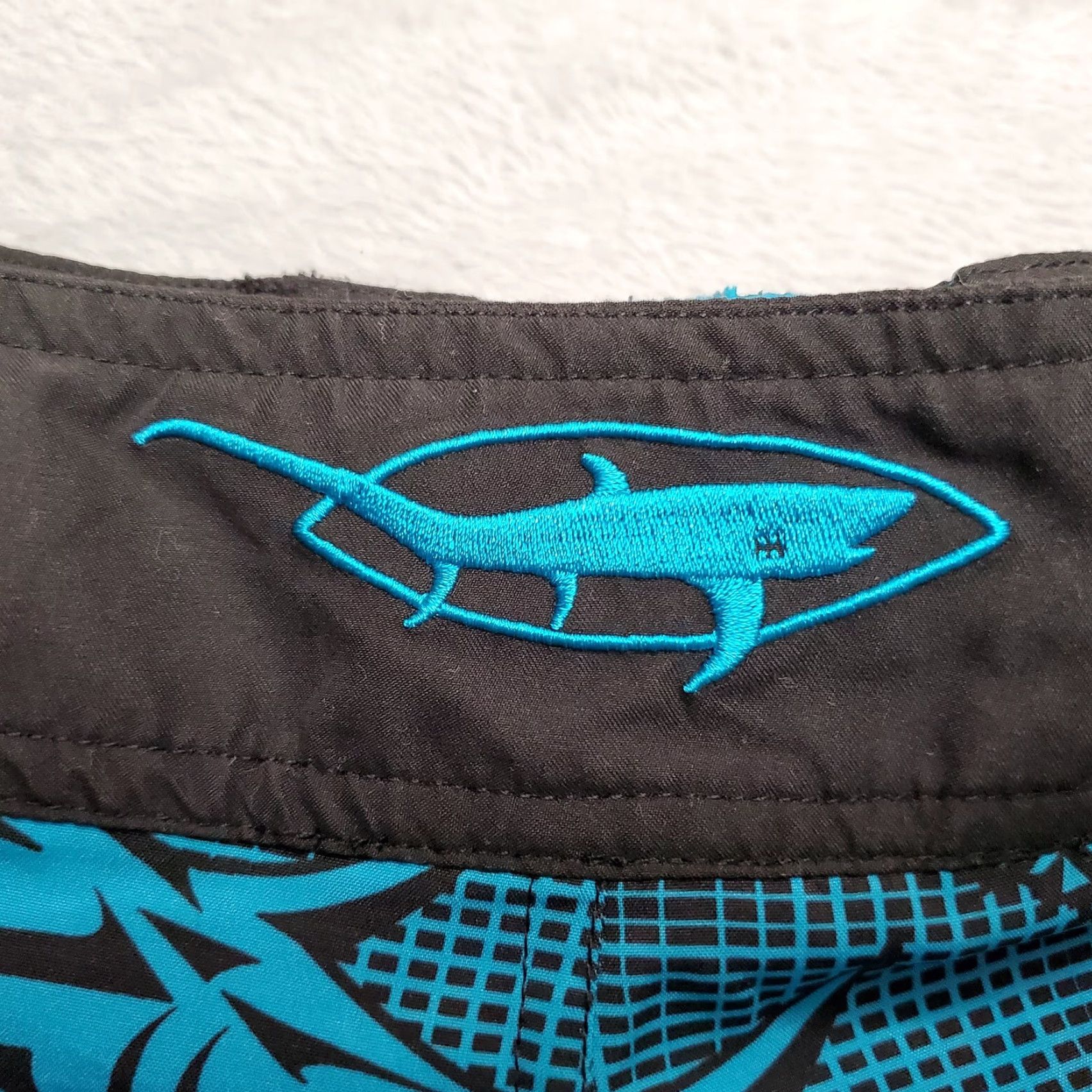 Vintage VINTAGE Old Harbor Board Shorts Mens 30 Blue Hybrid Fishing Fisherman Unlined Swim Size US 30 / EU 46 - 6 Thumbnail