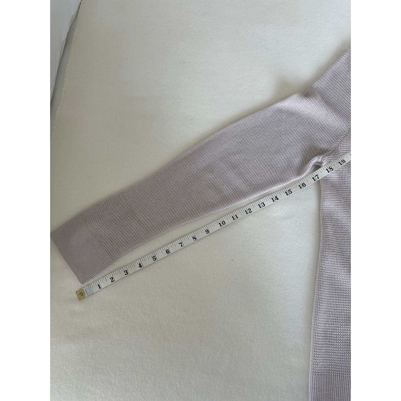 Eileen Fisher Eileen Fisher Lavender Open Front Cardigan Merino Wool M Size M / US 6-8 / IT 42-44 - 5 Thumbnail