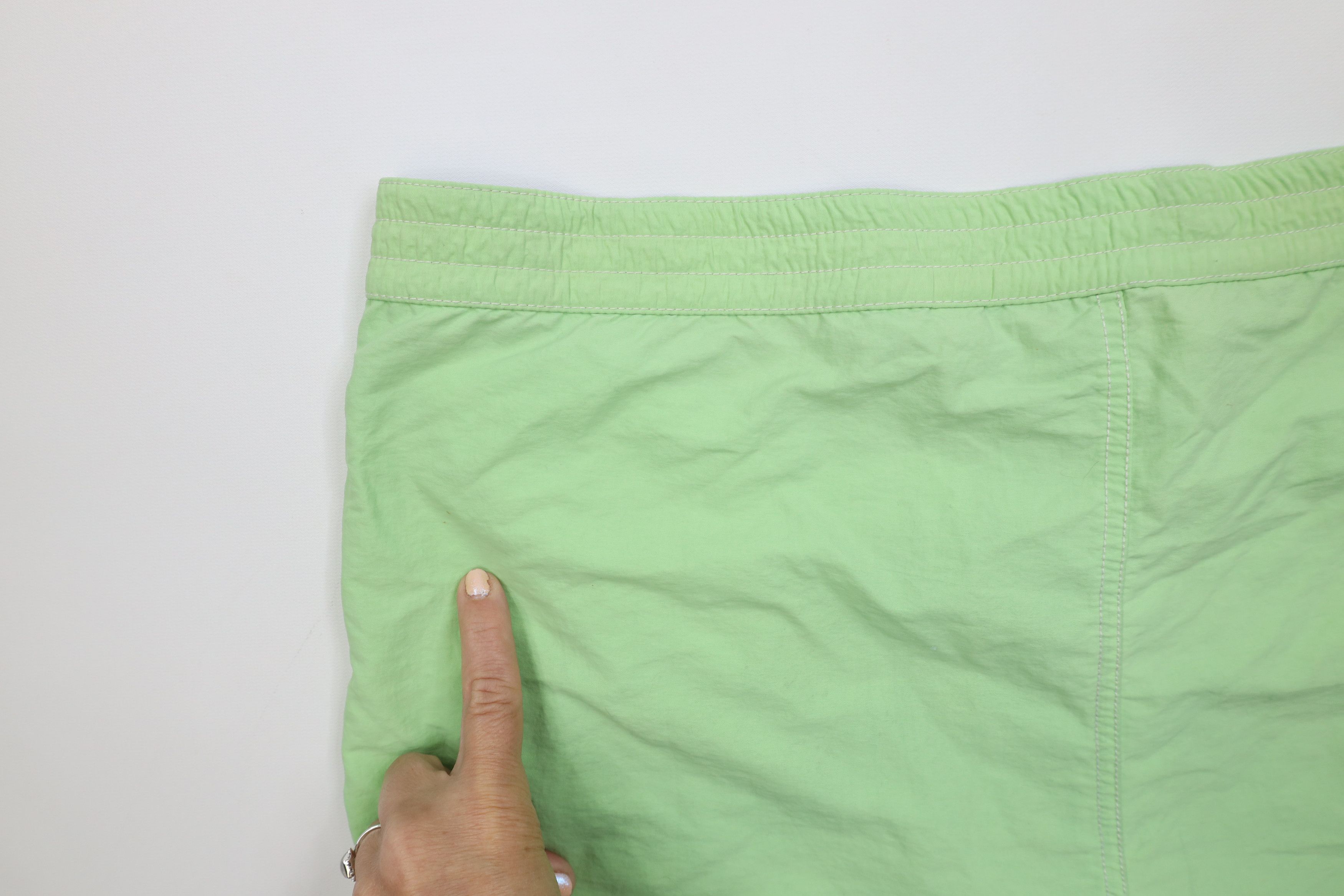Ralph Lauren Vintage Ralph Lauren Cargo Shorts Swim Trunks Lime Green Size US 34 / EU 50 - 14 Thumbnail