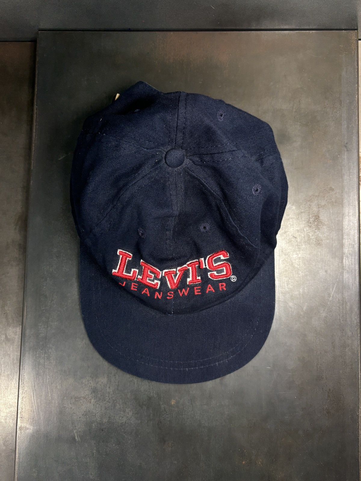 Levi's 1990s Levi's Jeanswear Baseball Cap 90s Vintage Hat Canada Size ONE SIZE - 3 Thumbnail