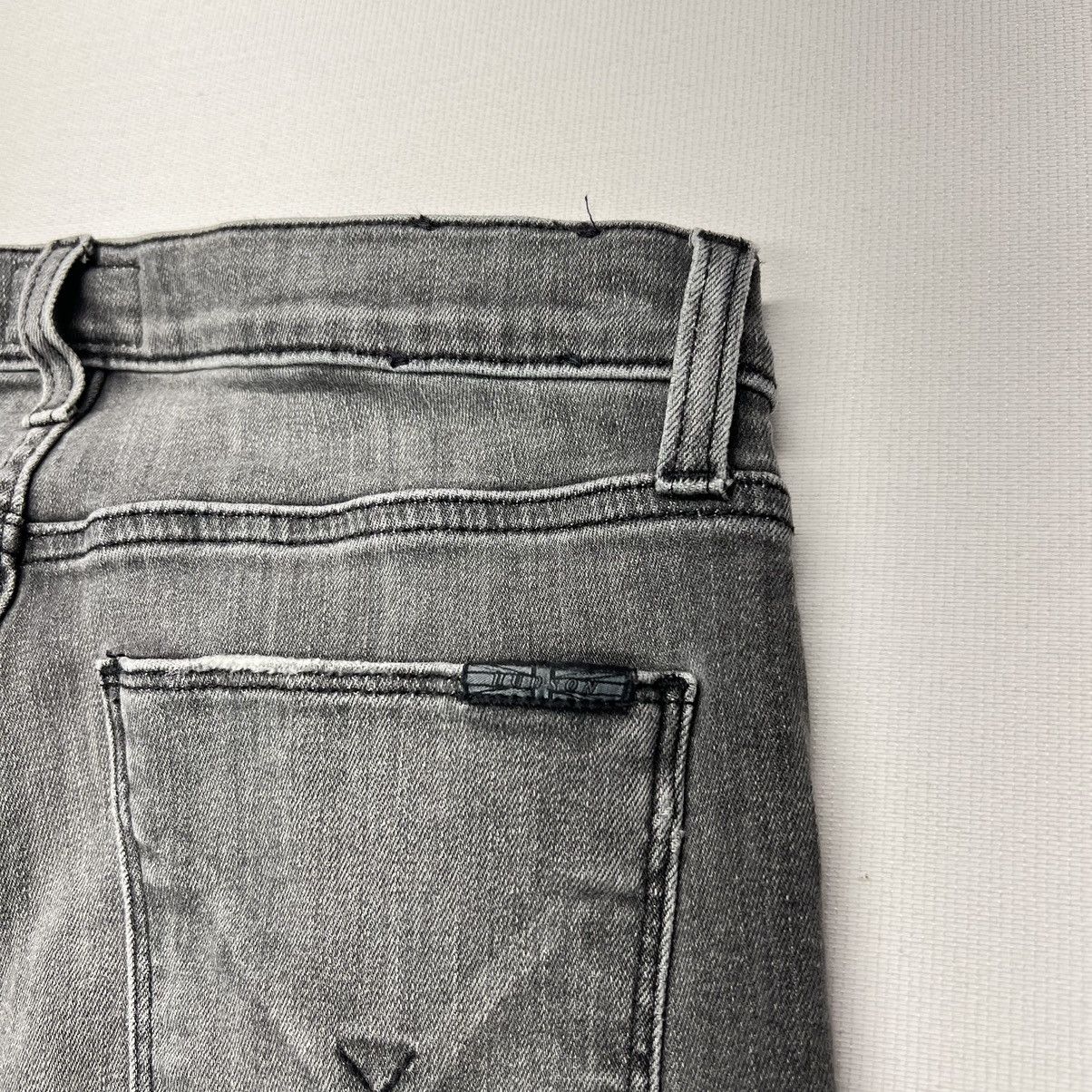 Hudson Hudson Jeans Grey Nico Mid Rise Super Skinny Denim Washed Size 28" / US 6 / IT 42 - 11 Thumbnail
