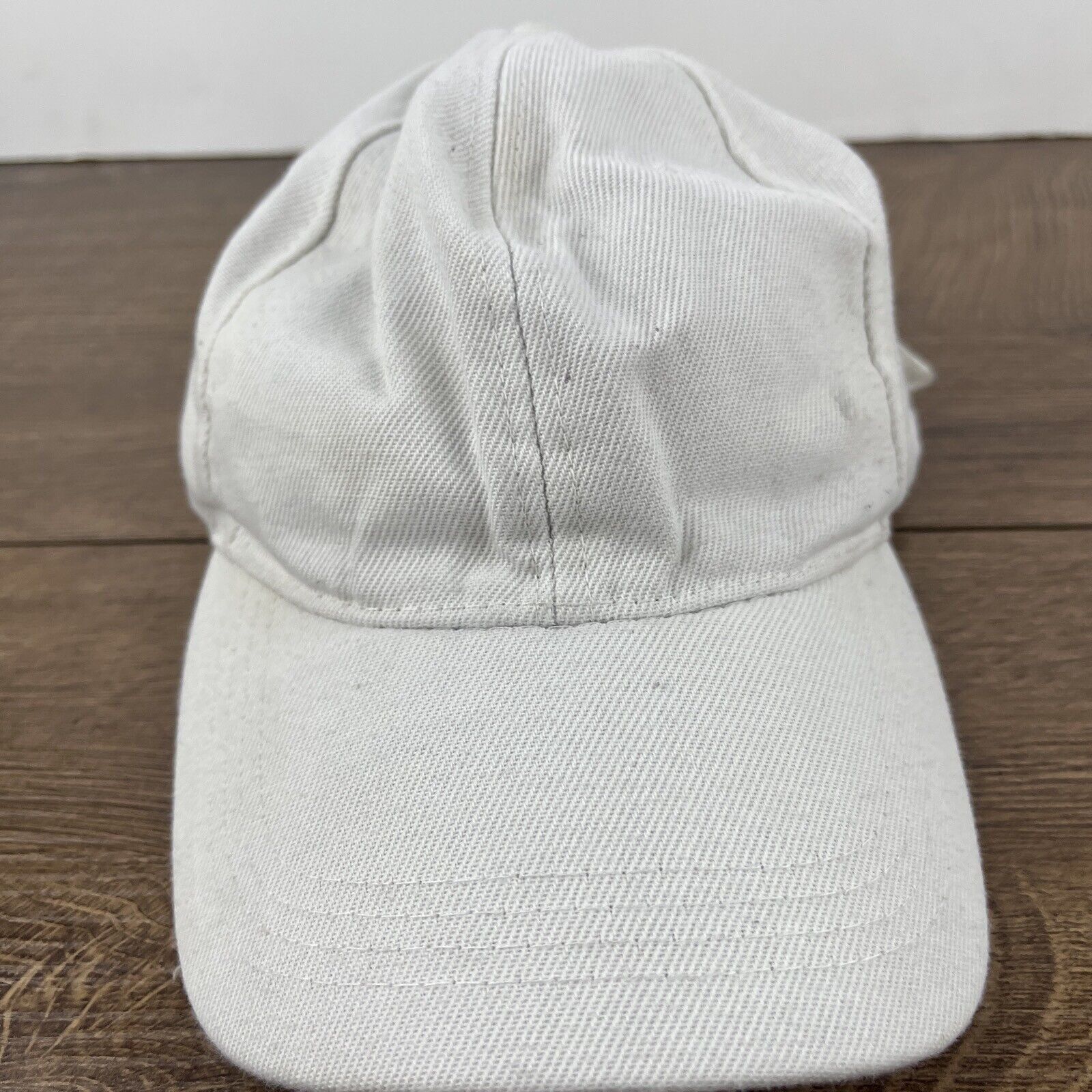 Other White Baseball Hat Adjustable Adult Size Hat Cap Size ONE SIZE - 6 Thumbnail