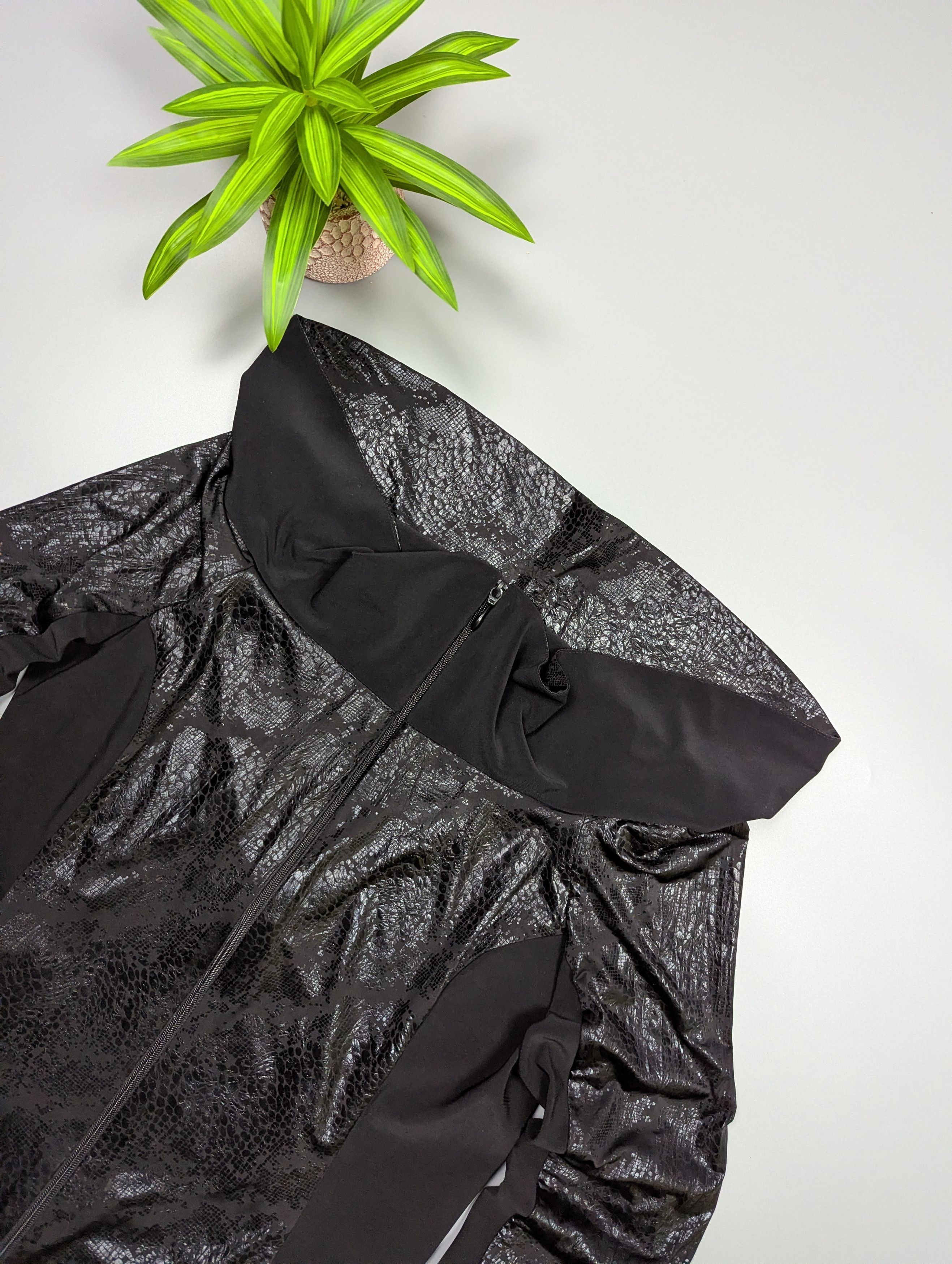 Joseph Ribkoff Joseph Ribkoff VTG Women's Metallic Black Jacket US15 Size XL / US 12-14 / IT 48-50 - 4 Thumbnail