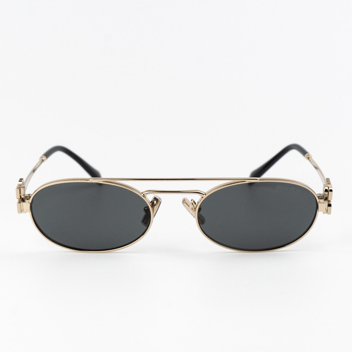 Miu Miu NEW Miu Miu MU54ZS ZVN08Z LOGO Pilot Unisex