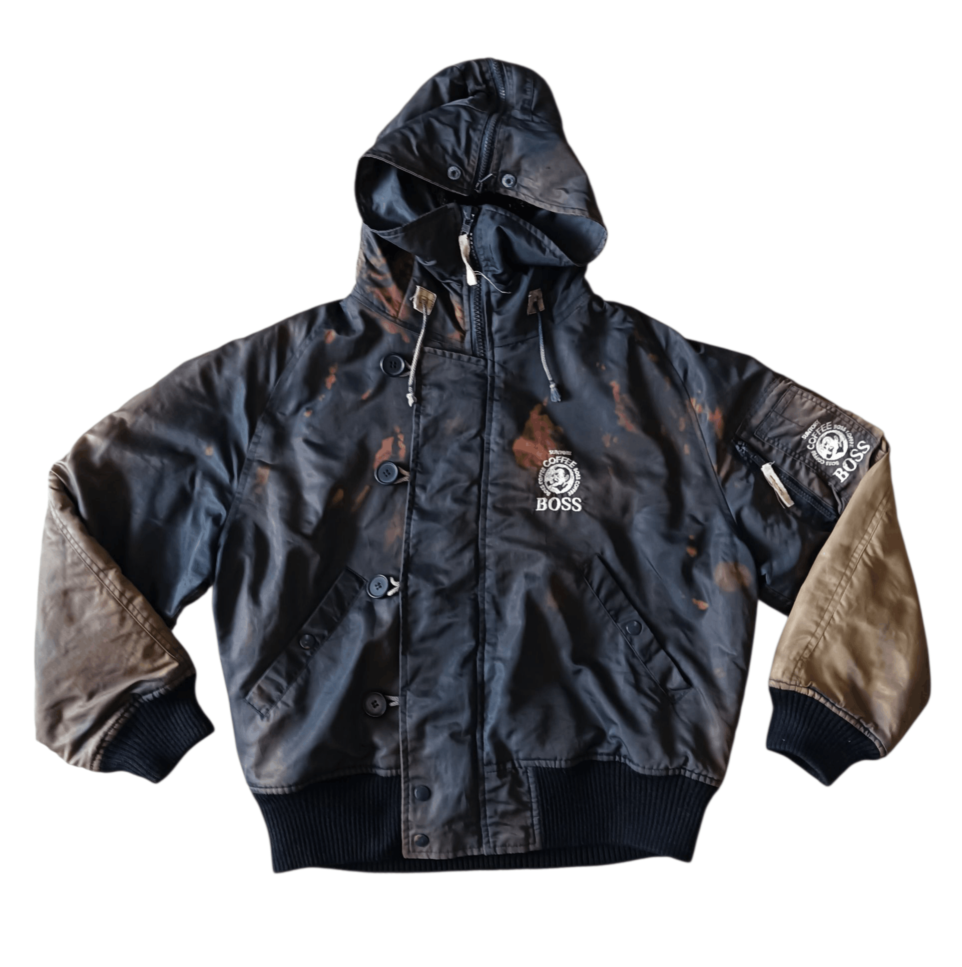 Other Vintage Thrashed Faded Suntory Coffee Boss Bomber Jacket Size US M / EU 48-50 / 2 - 1 Thumbnail