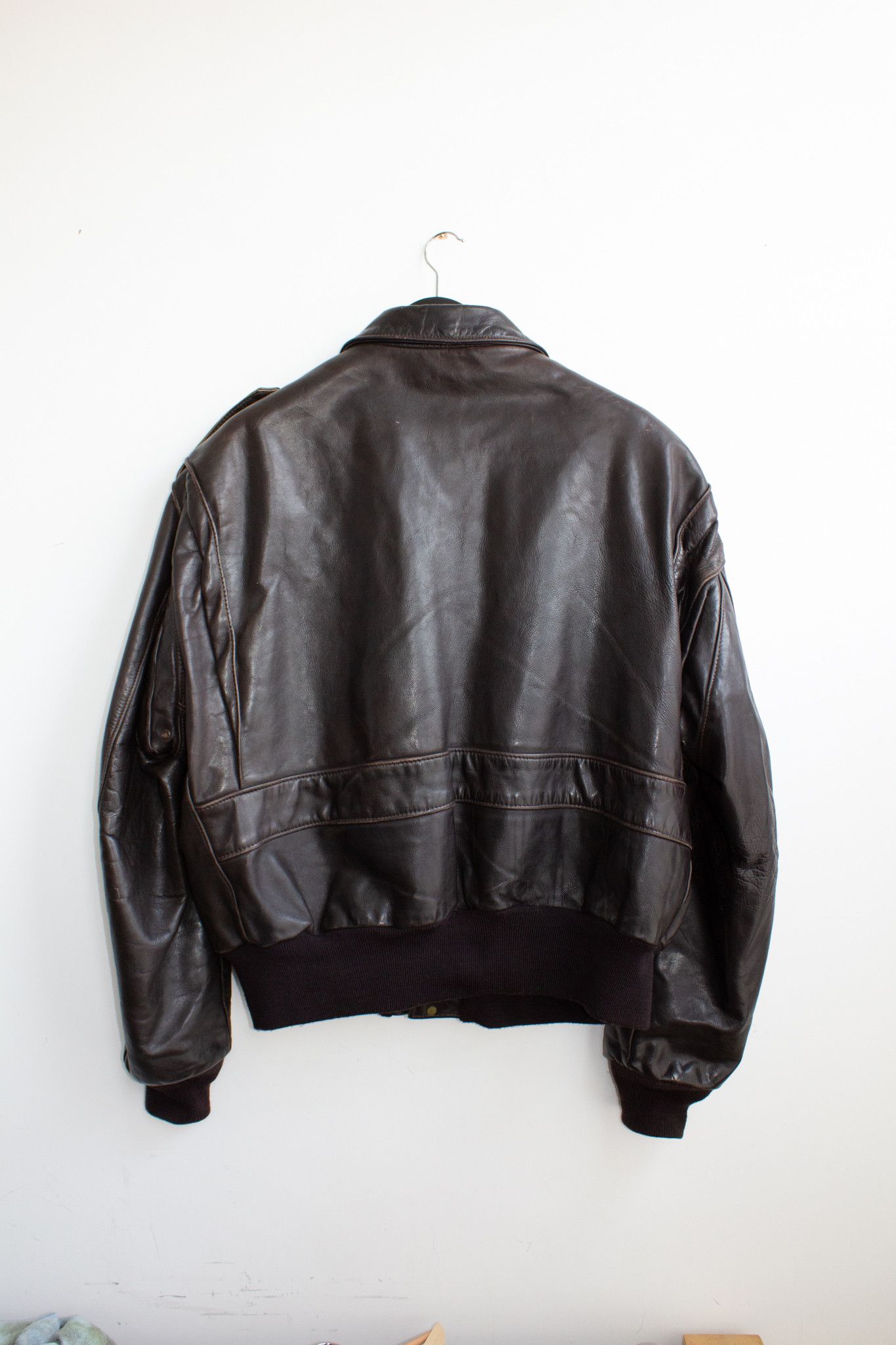Schott Schott Leather Flight Jacket with Removable Lining - L Size US L / EU 52-54 / 3 - 5 Thumbnail