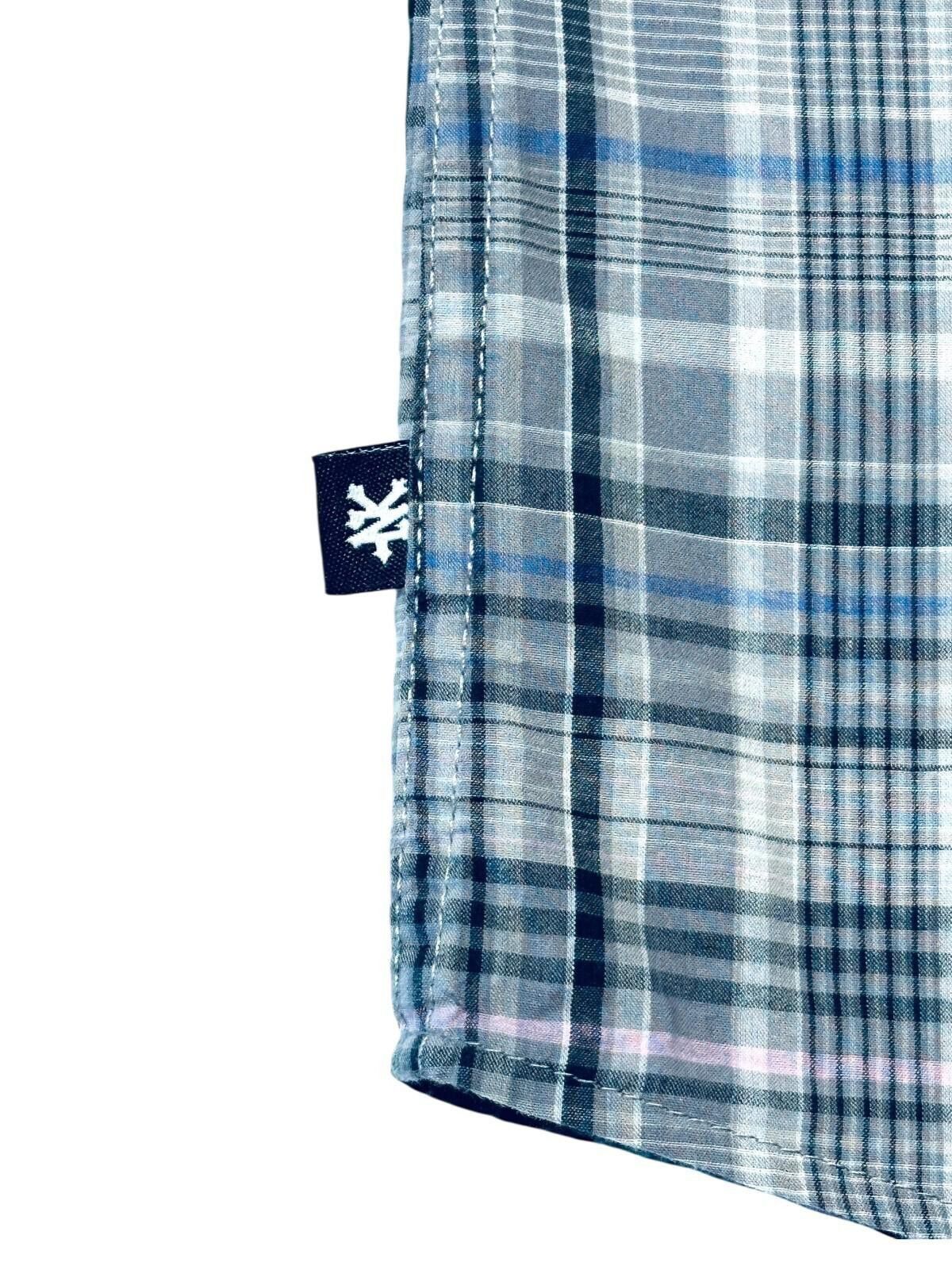 Zoo York Zoo York Shirt Men's UK Size XL Grey Check Short Sleeve Size US XL / EU 56 / 4 - 9 Thumbnail