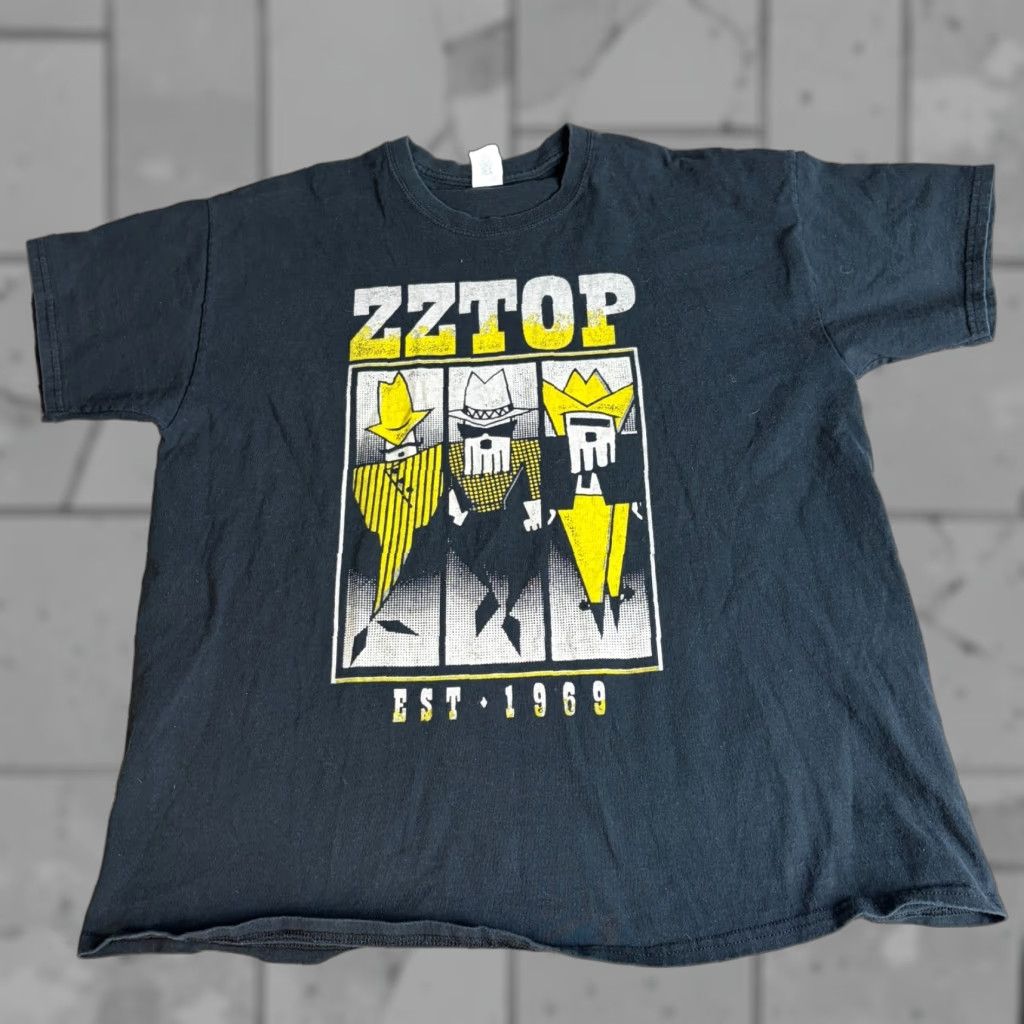 Doublet ZZ Top Shirt XL Black Tour 2019 Double-Sided Mens T-Shirt Short Sleeve Crew Neck Cotton Graphic Print USA Vinyl? Size US XL / EU 56 / 4 - 1 Thumbnail
