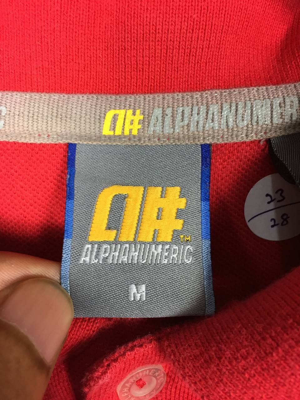 Alphanumeric × Vintage Vtg Alpha Numeric Clothing Skateboard Surfing Polo Tee Size US M / EU 48-50 / 2 - 8 Thumbnail