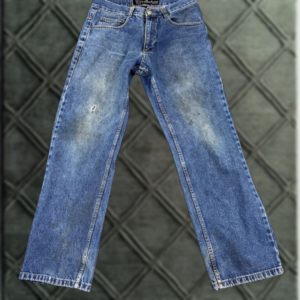 Southpole VINTAGE Southpole Jeans Mens 32 Blue Denim Straight Distressed 30x30 Size US 32 / EU 48 - 1 Thumbnail