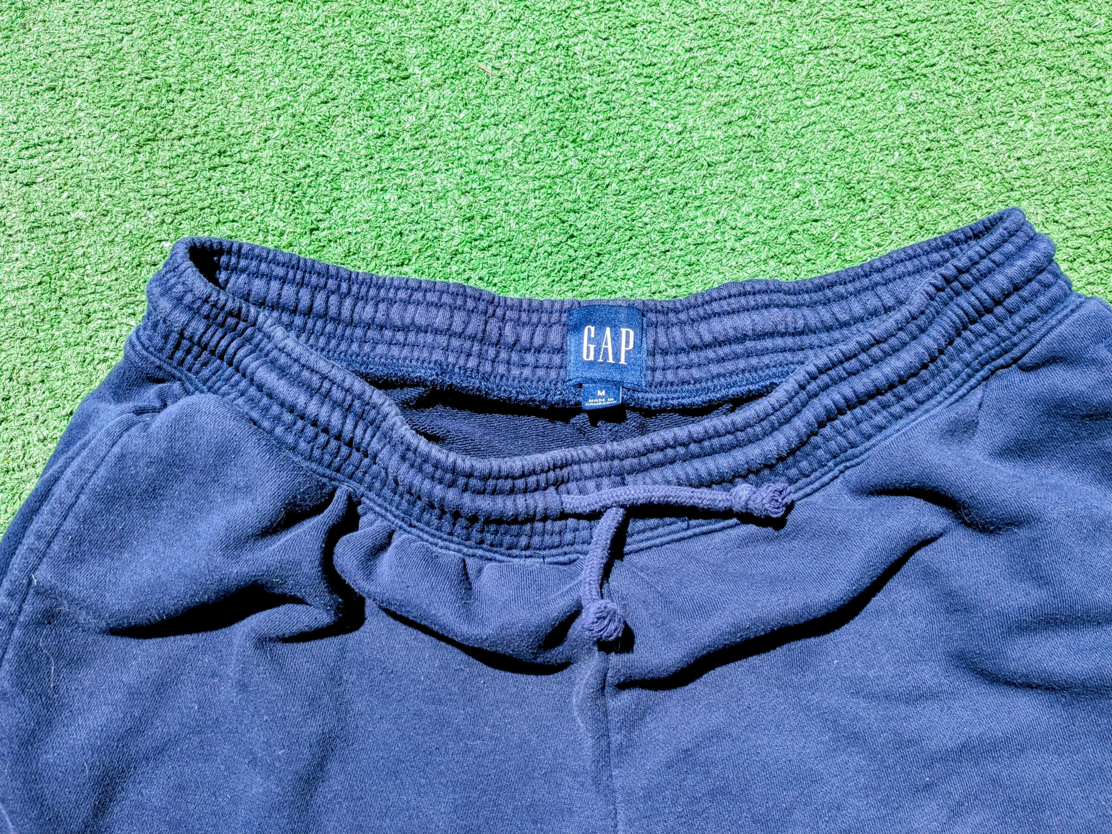 Gap GAP Heavyweight Navy Drawstring Cotton Pocket Shorts Size US 32 / EU 48 - 3 Thumbnail