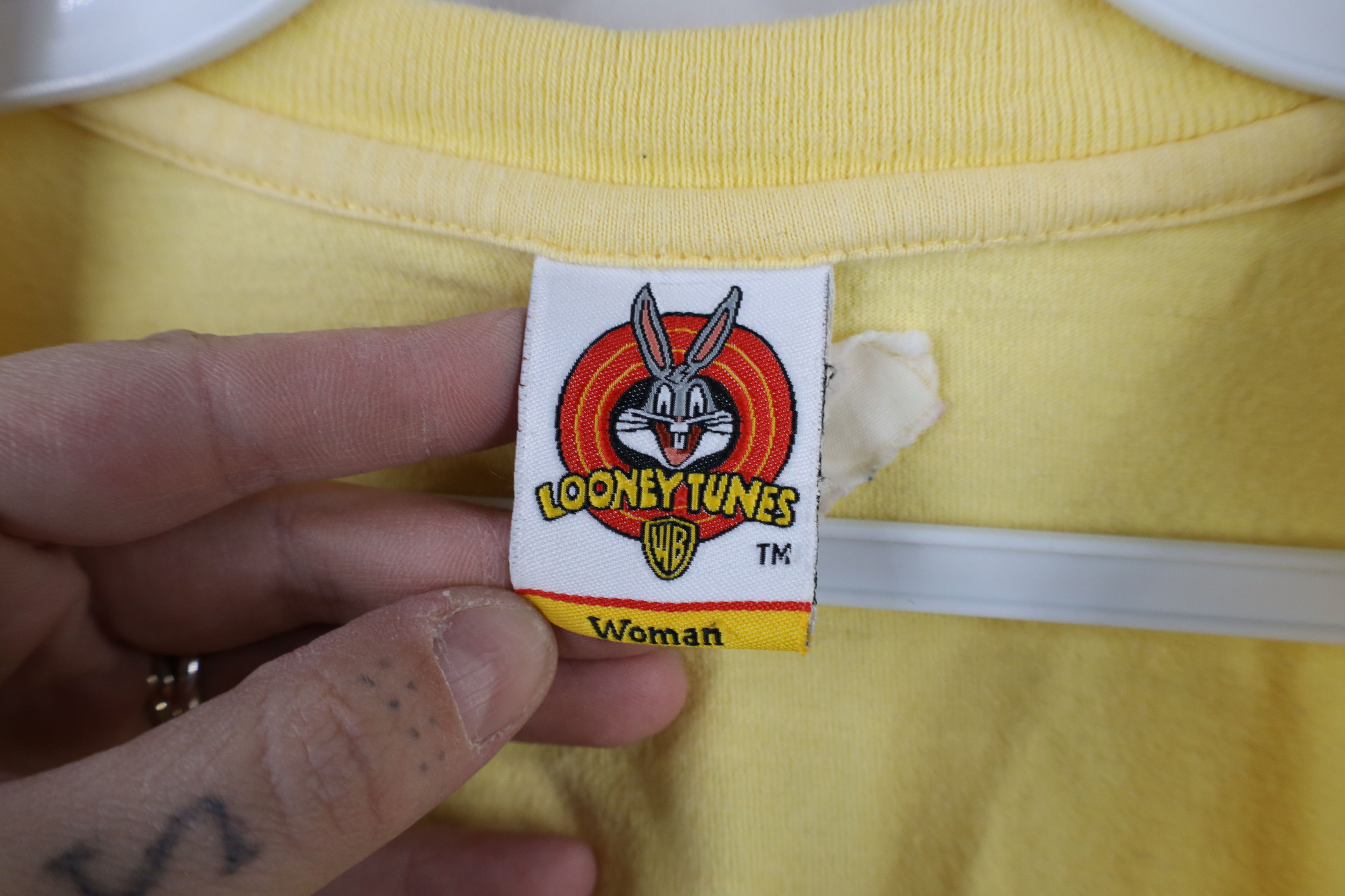 Vintage Vintage Y2K 2001 Looney Tunes Sylvester Tweety Bird T-Shirt Size 3XL / US 20-22 - 7 Thumbnail