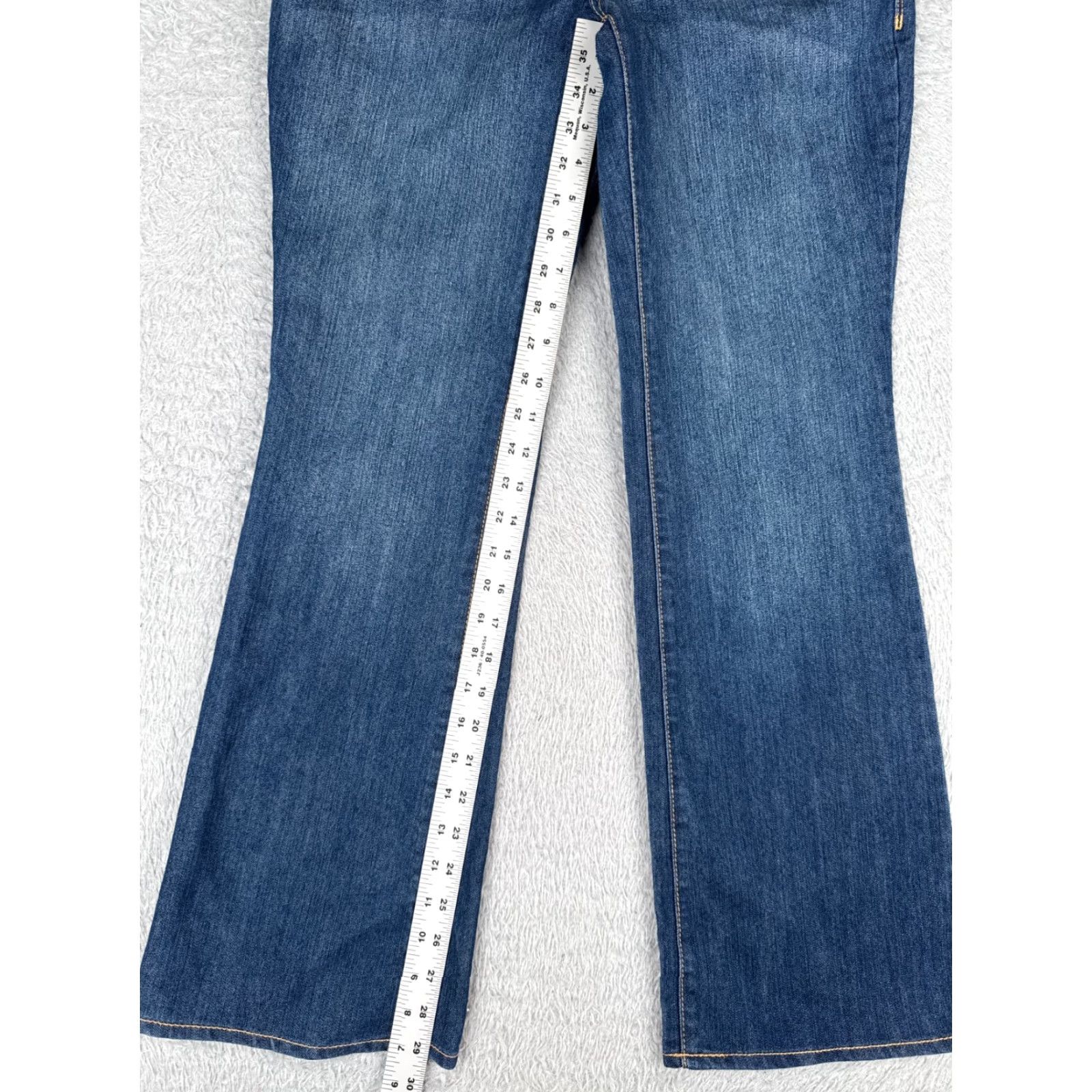 Faded Glory Faded Glory Jeans Women 8 Blue Denim Bootcut Mid Rise Cotton Stretch 28x30 Pants Size 30" / US 8 / IT 44 - 7 Thumbnail