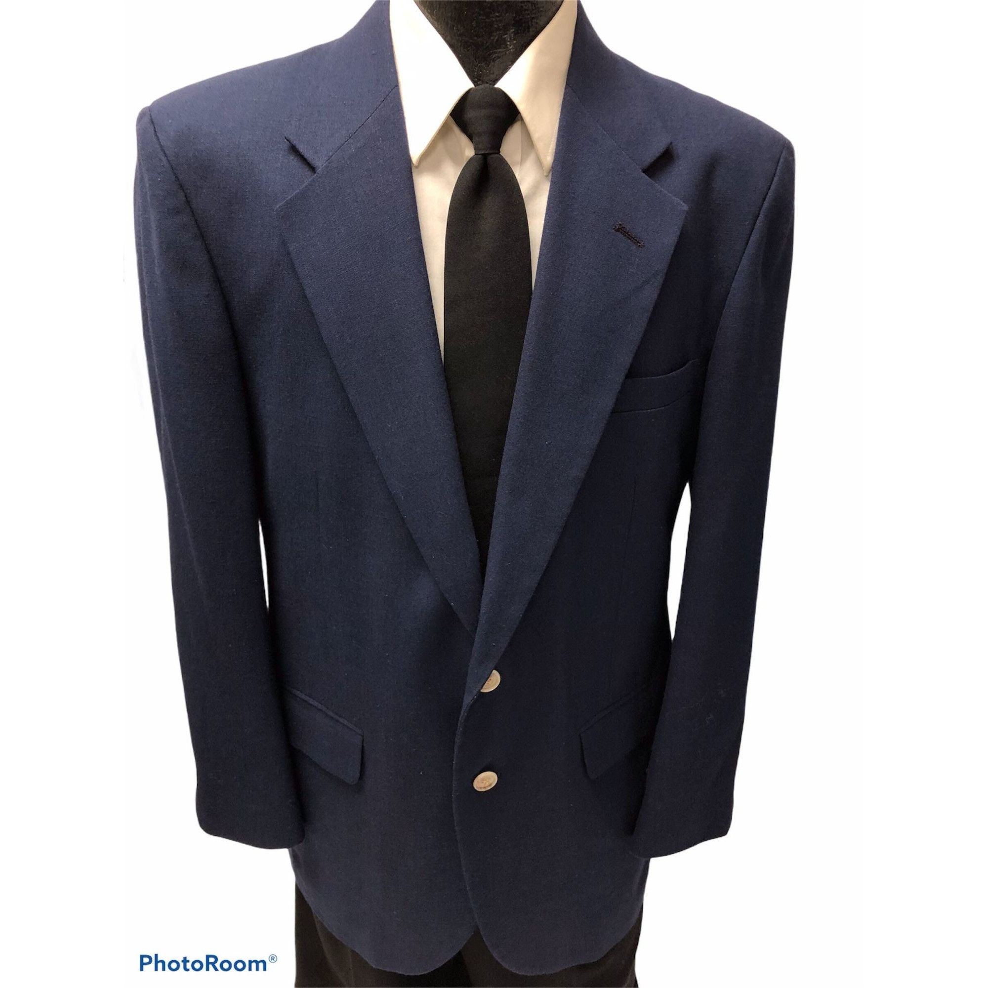 Other Vtg Robert Alan Navy Blue Sport Coat Boating Island Jacket Size 38R - 1 Thumbnail