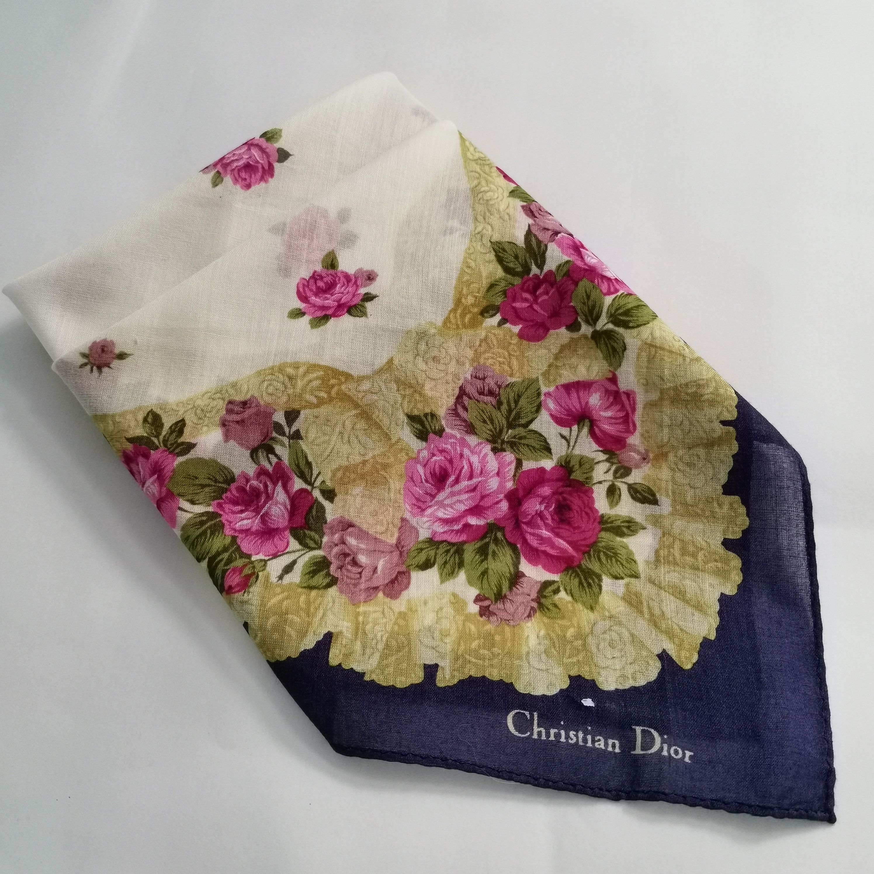 Christian Dior Monsieur CHRISTIAN DIOR HANDKERCHIEF/ NECKERCHIEF/ BANDANA/ SCARF Size ONE SIZE - 1 Thumbnail
