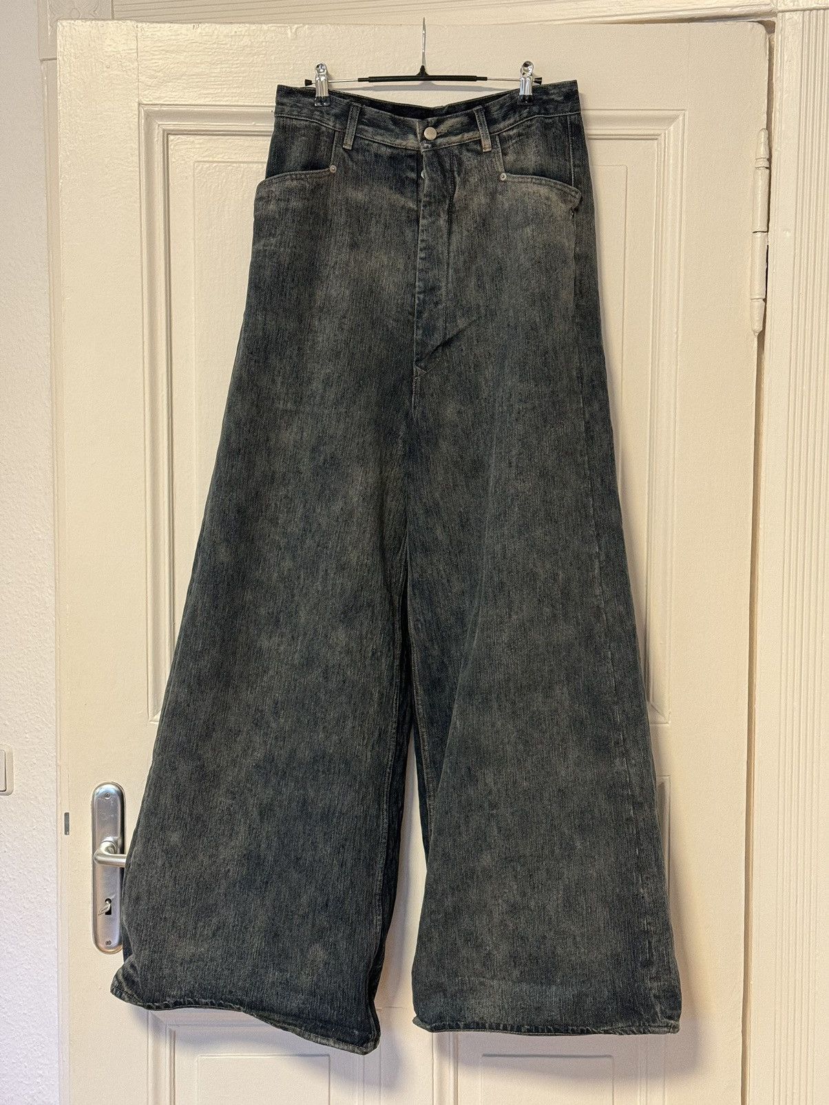 Rick Owens RARE SAMPLE AW/19 LARRY HUSTLER DENIM PANTS | Grailed