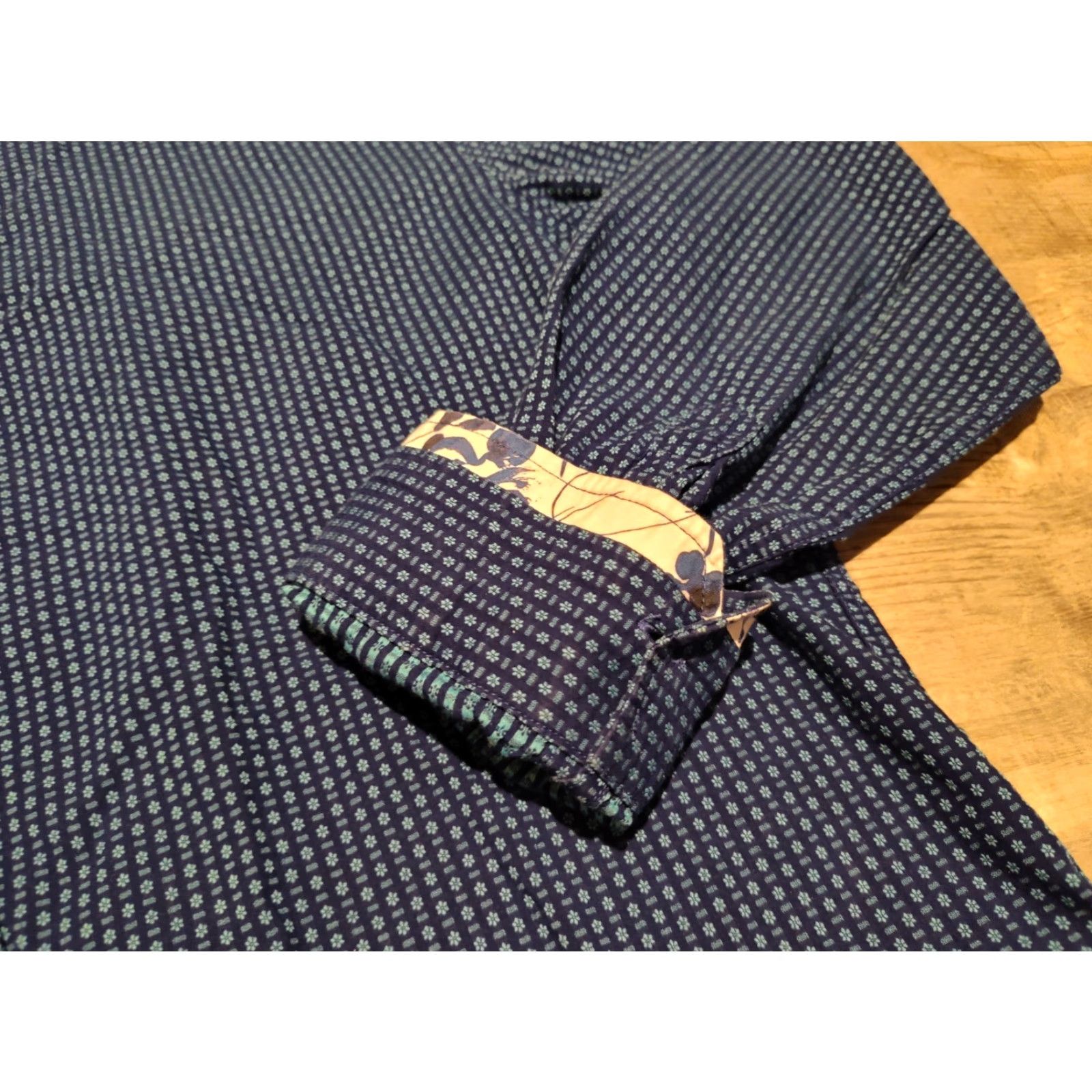 Other Limited Edition 1 Like No Other Blue Button-Up Shirt Men’s Size 15.5 Snowflake Pattern Casual Formal Size US M / EU 48-50 / 2 - 3 Thumbnail