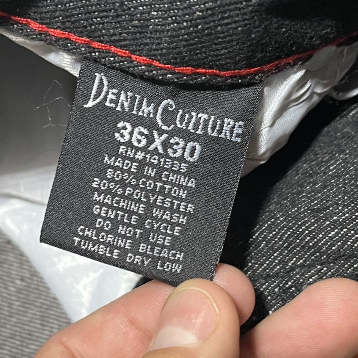 Vintage VINTAGE Y2K DENIM CULTURE BAGGY EMBROIDERED GRUNGE JEANS Size US 34 / EU 50 - 7 Thumbnail