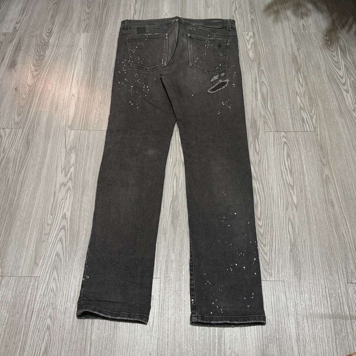 Marcelo Burlon Marcelo Burlon Splater Distressed Slim Jeans Size US 34 / EU 50 - 14 Thumbnail