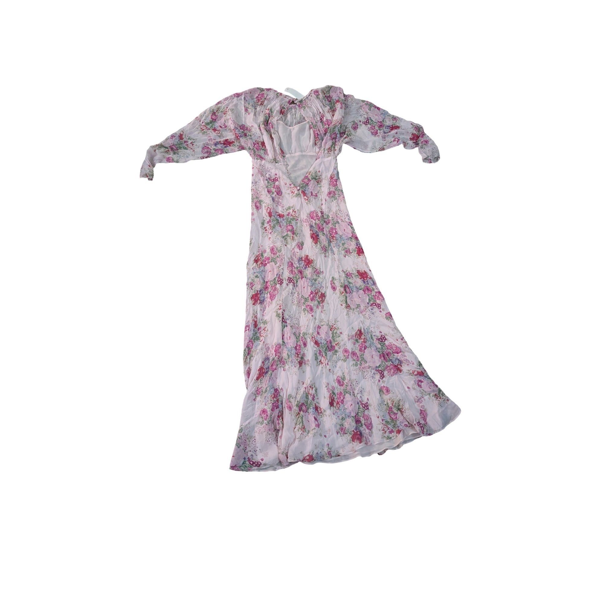 LoveShackFancy pink viscose love shack fancy dress Size XS / US 0-2 / IT 36-38 - 3 Thumbnail