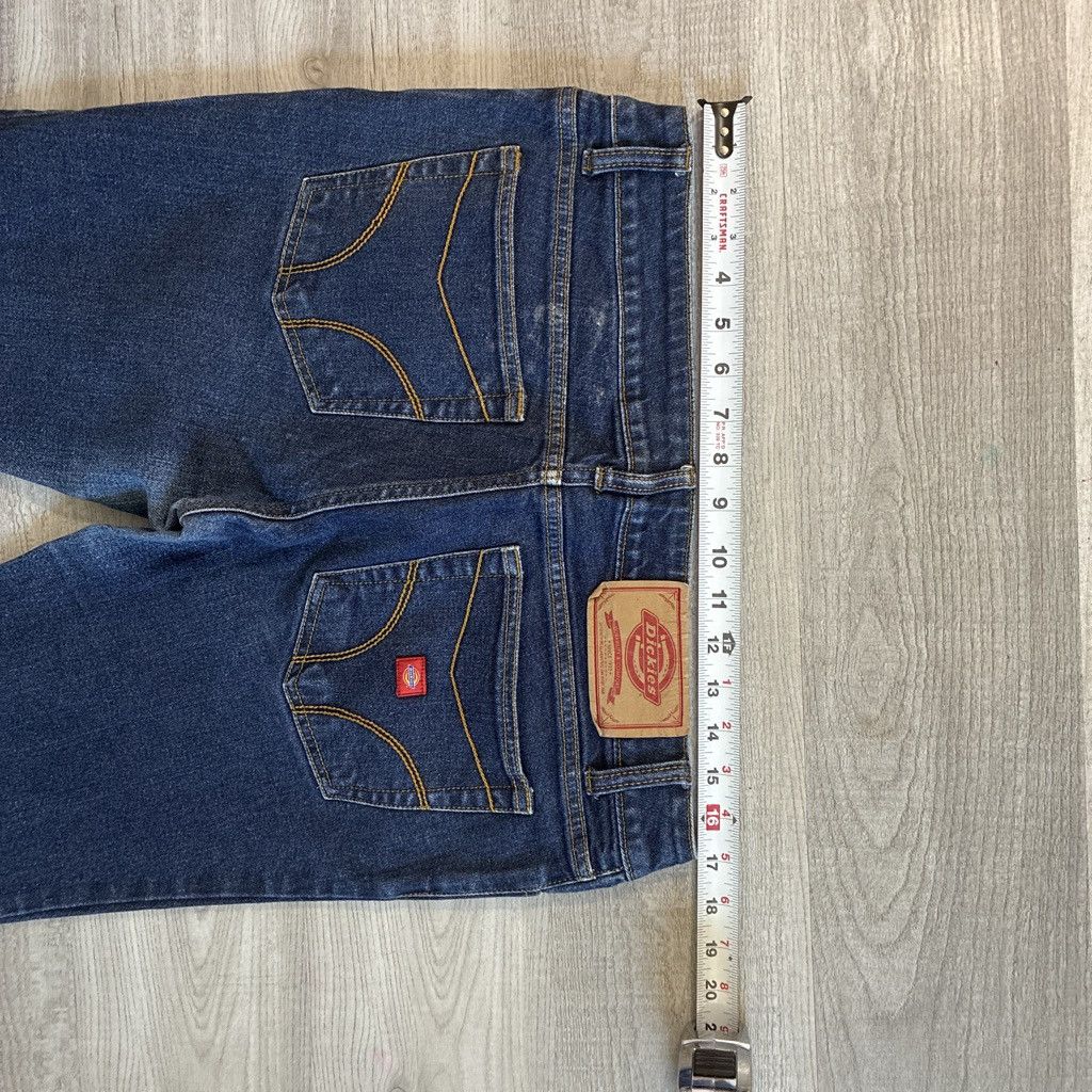 Dickies Vintage Dickies Women’s Capri Jeans Dark Wash Cuffed Size 34" / US 12 / IT 48 - 11 Thumbnail