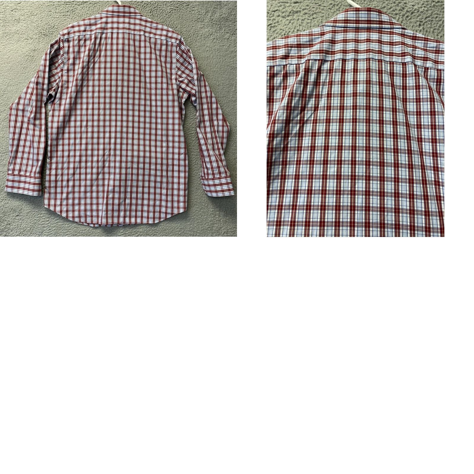 Banana Republic BANANA REPUBLIC Men Button Up Shirt L Long Sleeve Plaid Blue Red Slim Regular Size Adult - Mens Shirt Size US L / EU 52-54 / 3 - 8 Thumbnail