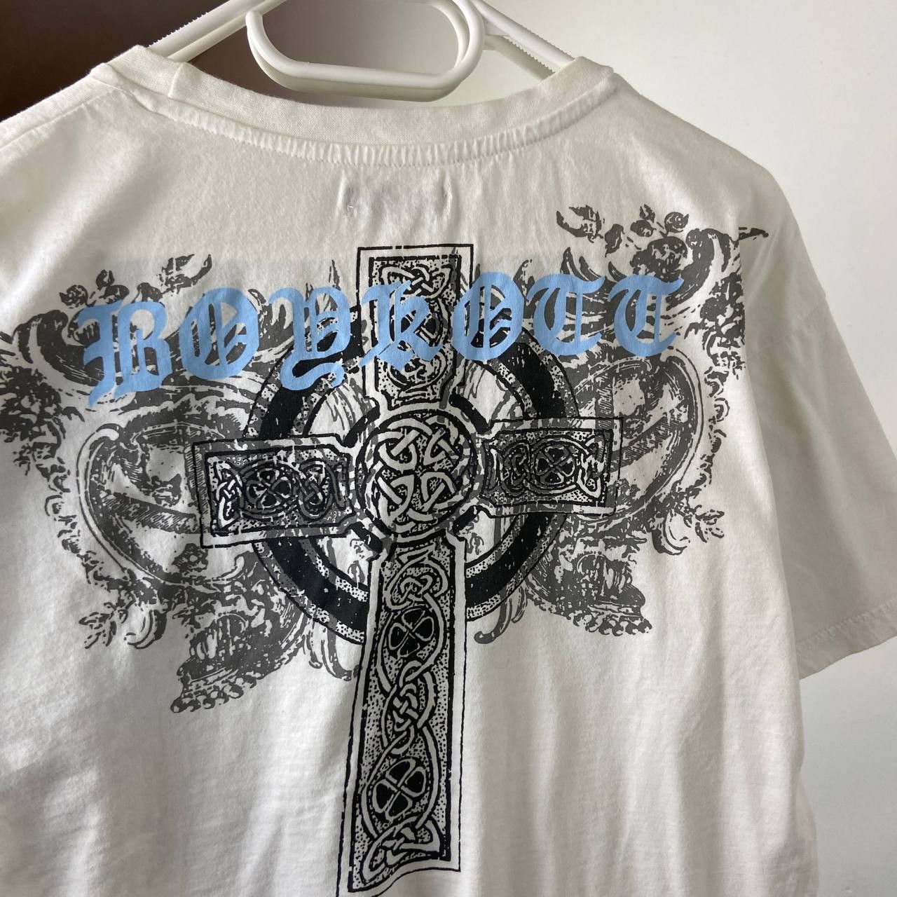 Vintage Vintage Overprint Y2K Japanese Style T-Shirt Size US L / EU 52-54 / 3 - 4 Thumbnail