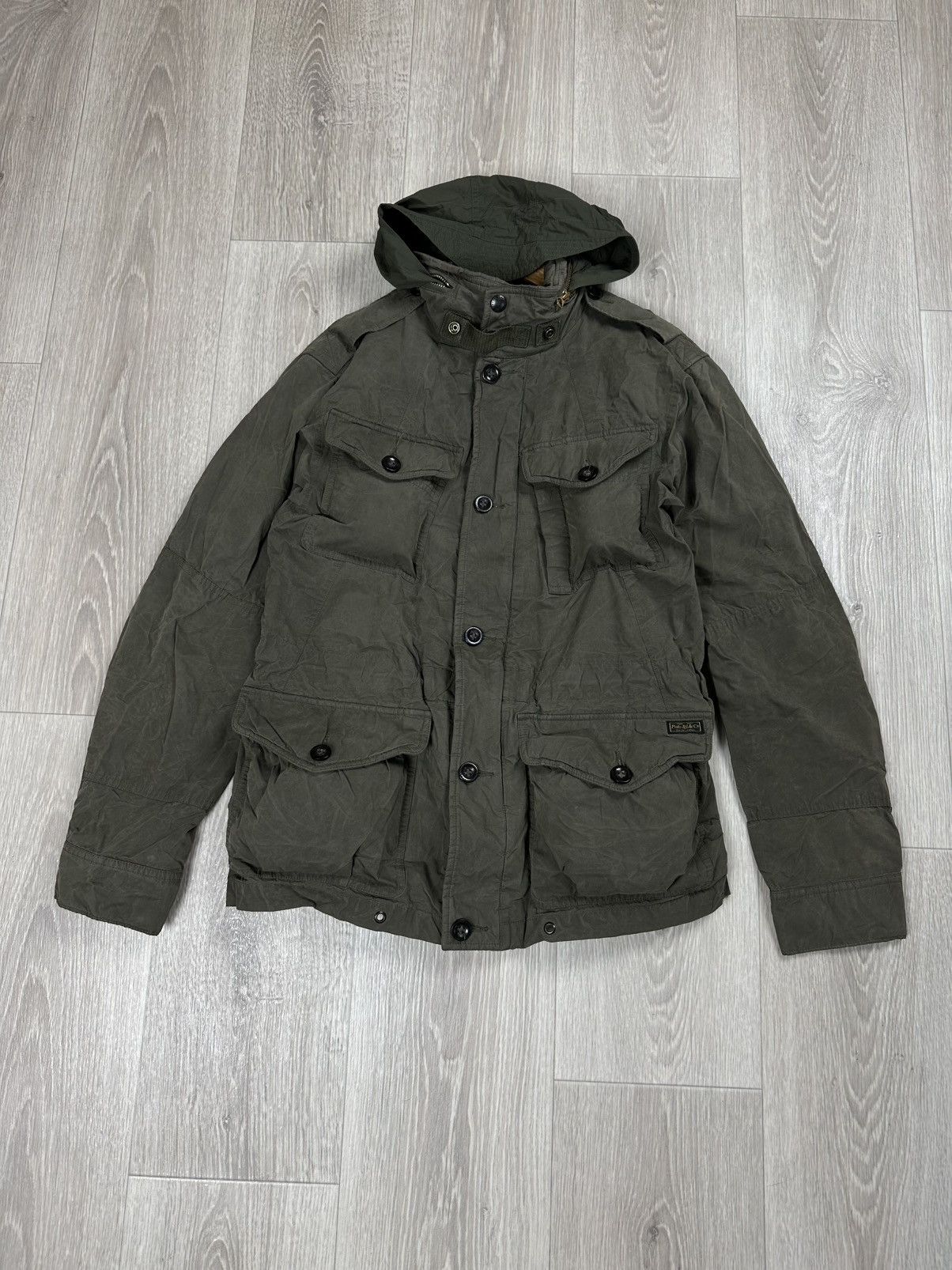 Polo Ralph Lauren Polo Ralph Lauren Military Wax Pocket Olive Jacket Size S Size US S / EU 44-46 / 1 - 3 Thumbnail