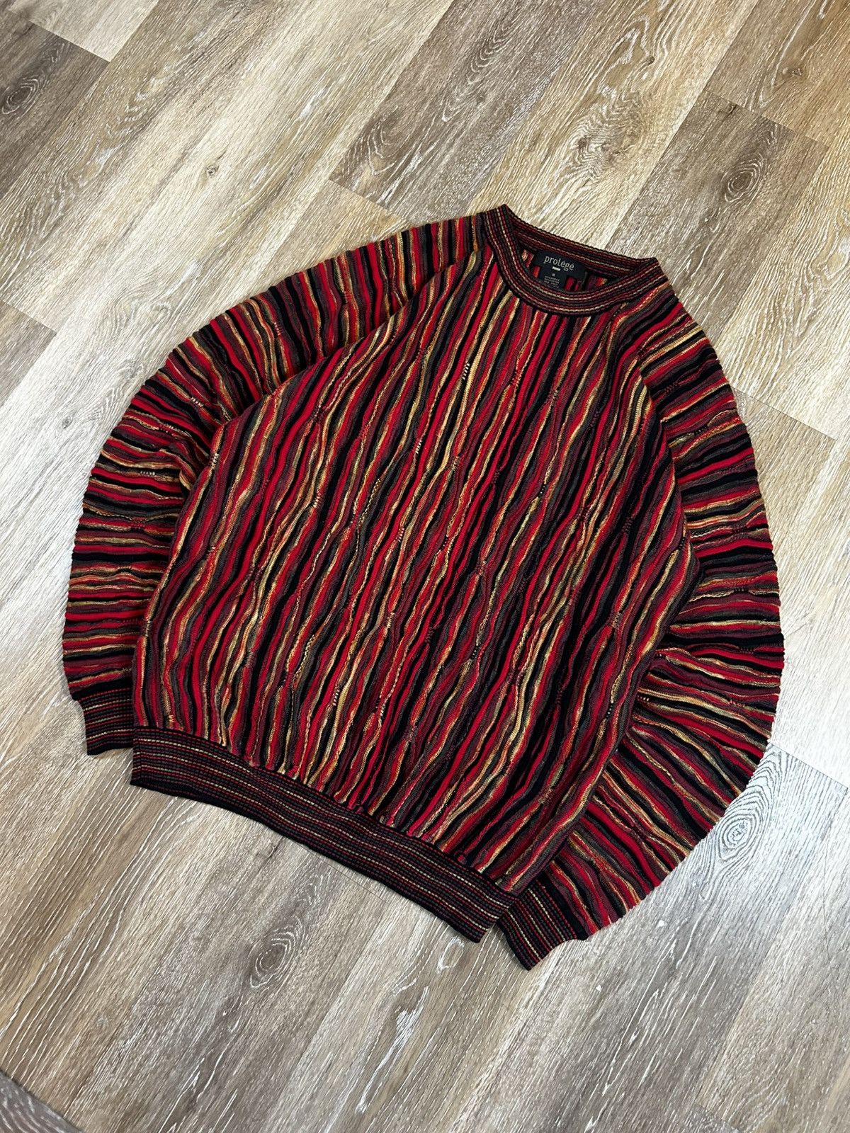 Vintage Super sick vintage 3D knit sweater Size US M / EU 48-50 / 2 - 1 Thumbnail