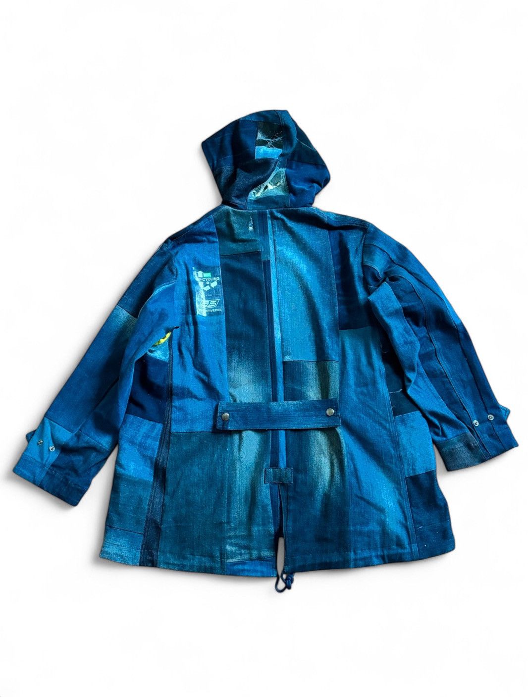 Diesel Diesel d-55 parka jacket denim patchwork upcycled capsule Size US S / EU 44-46 / 1 - 3 Thumbnail