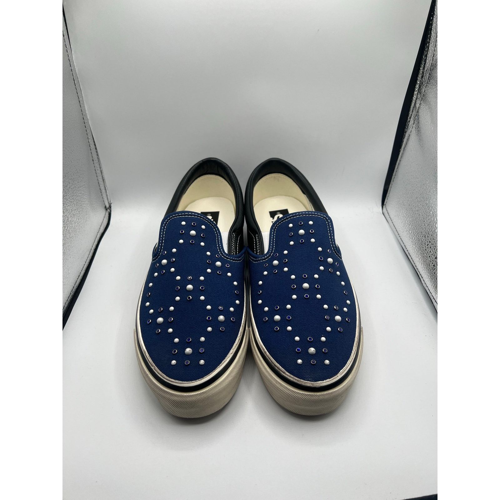 Vans Vans Premium Classic Slip-On “Pearlized Pack- Indigo Blu” Size US 11.5 / EU 44-45 - 2 Thumbnail