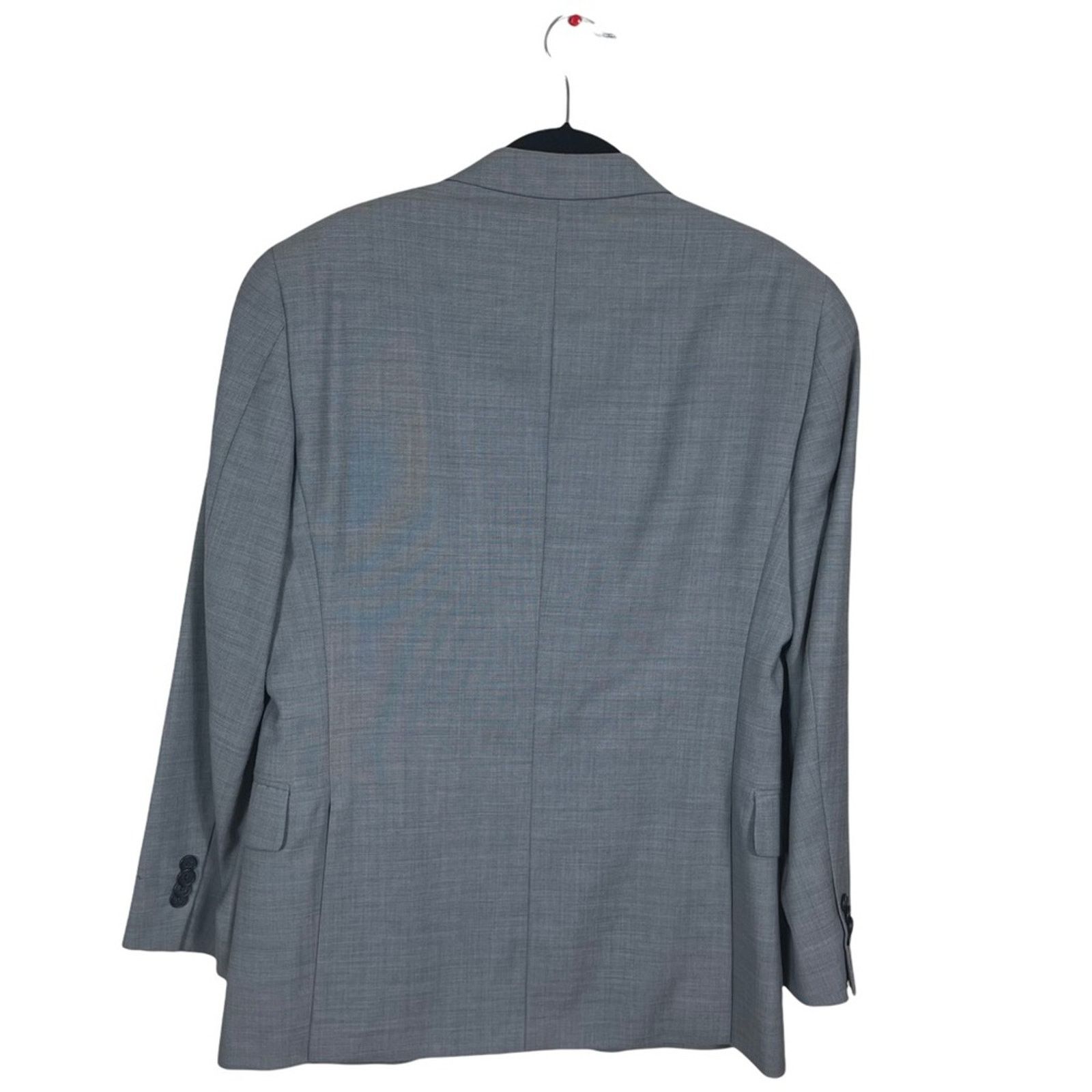 Tommy Hilfiger Tommy Hilfiger 2 Button Notch Collar Wool Blazer Gray 36 S Size 36S - 8 Thumbnail