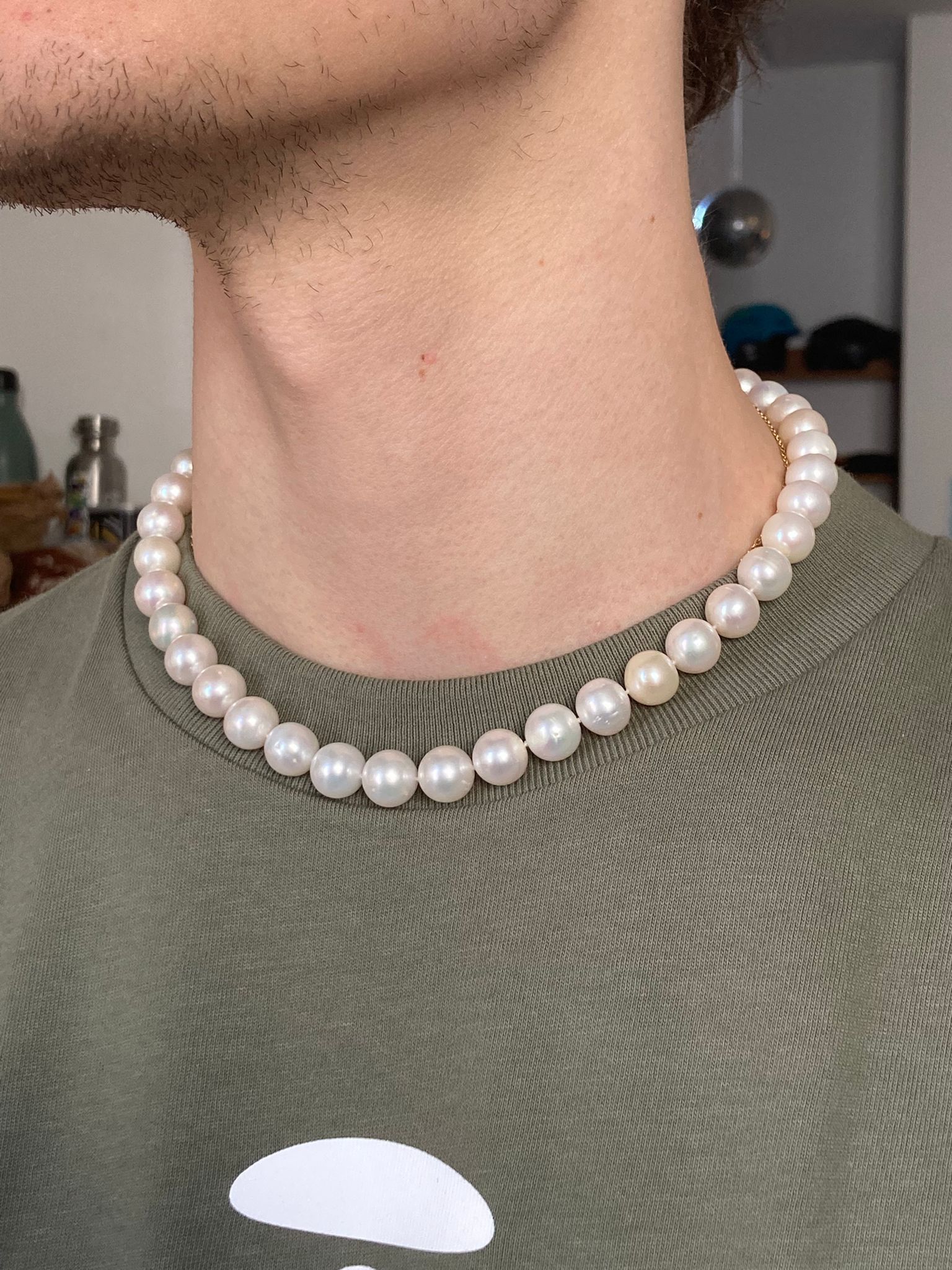White pearls necklace