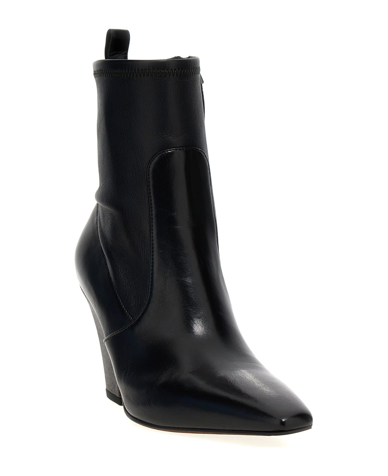 Brunello Cucinelli o1y0725 Ankle Boots in Black Size US 9 / IT 39 - 2 Thumbnail
