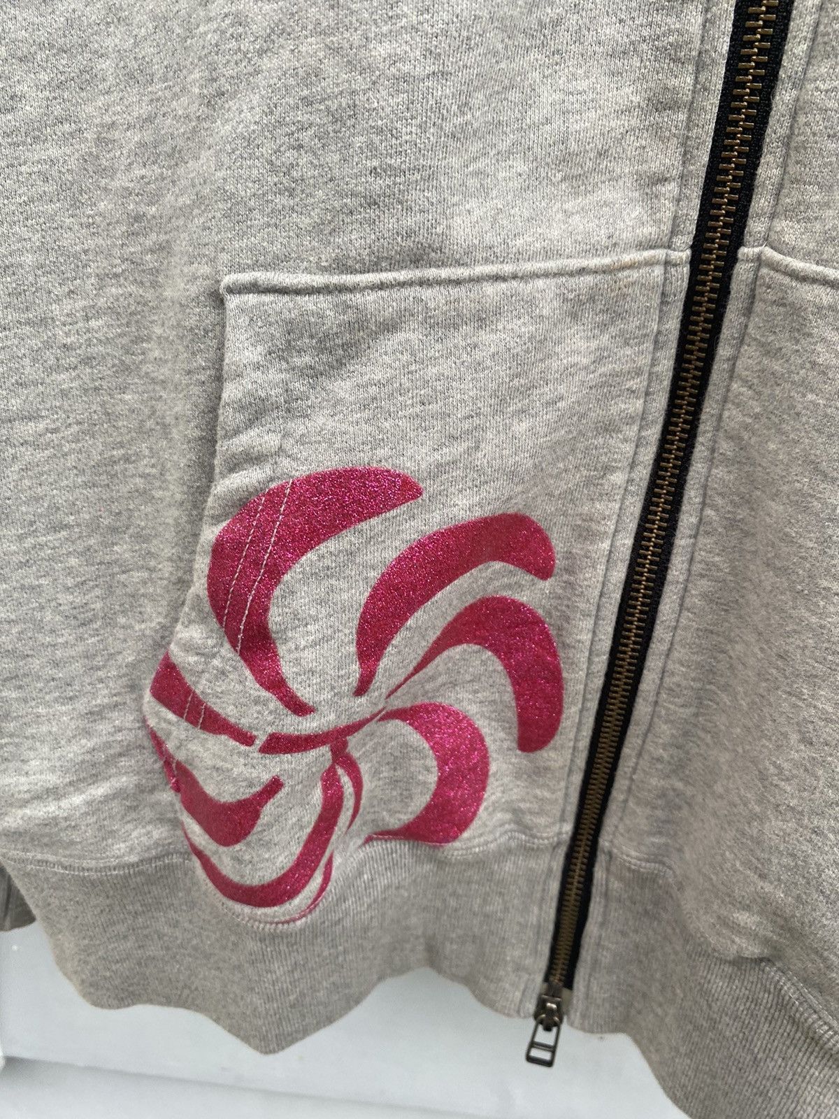 If Six Was Nine Banana Seven Glitter Diamond Full Face Zipper Hoodie Style Size US XL / EU 56 / 4 - 4 Thumbnail