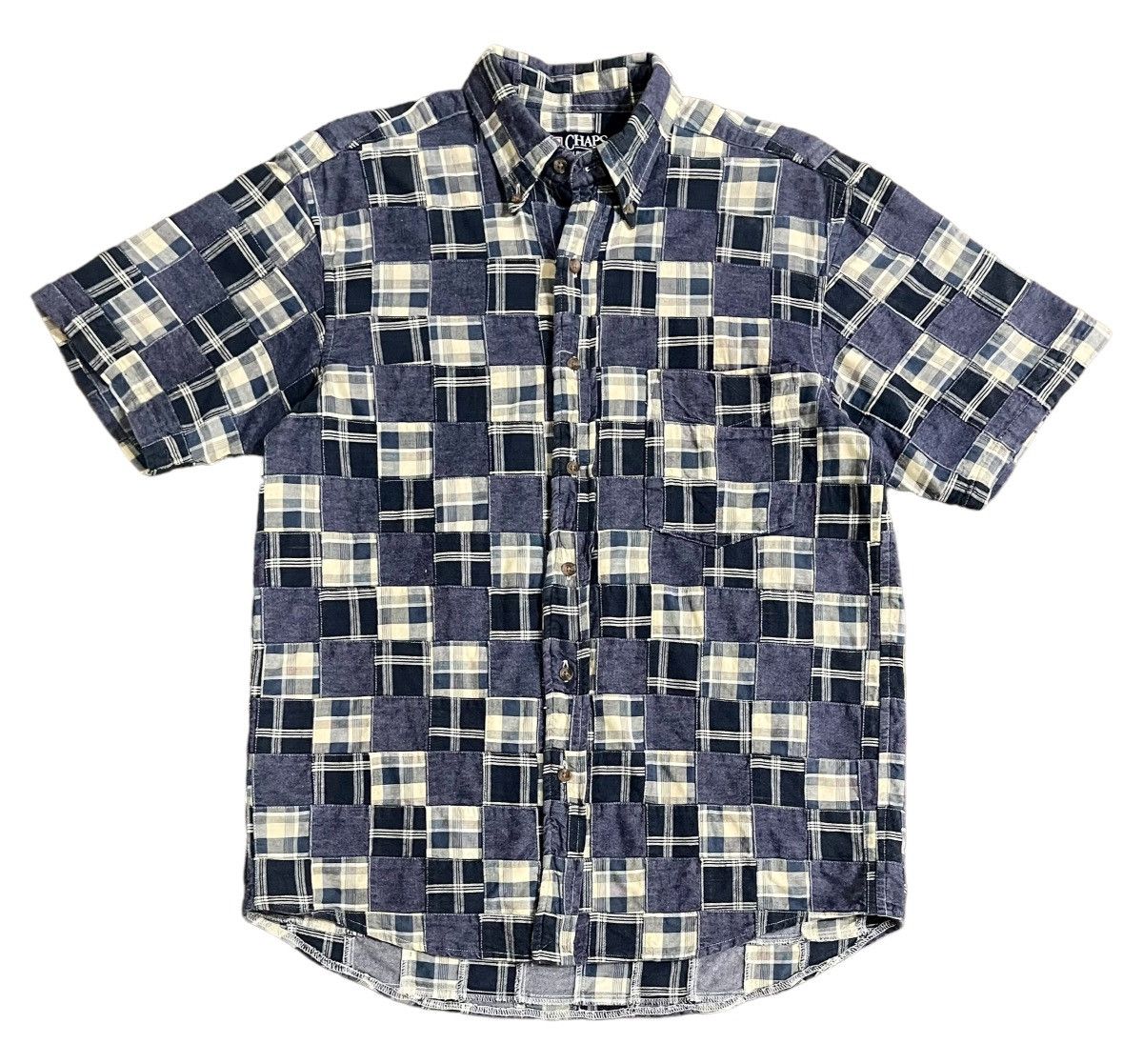 Vintage Chaps RL Patchwork Button Down