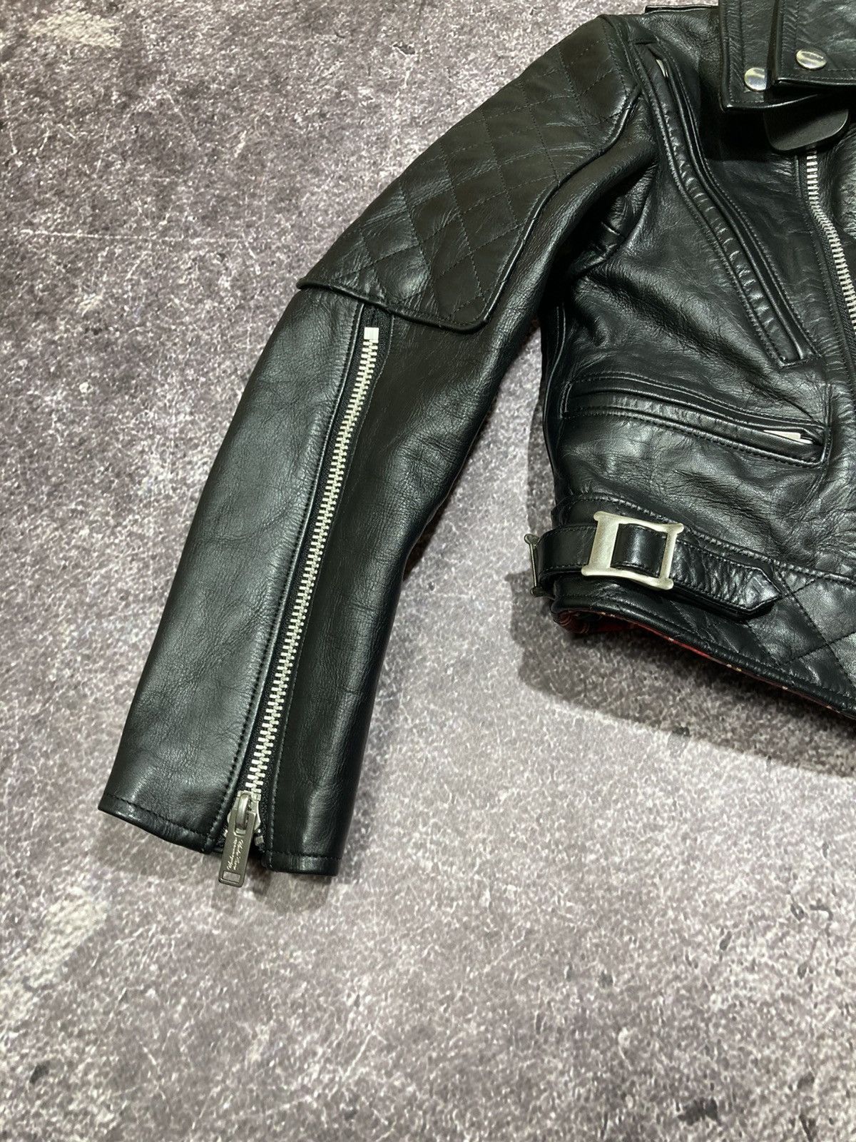 Undercover Undercover Leather Biker Jacket Style Punk Vivienne Westwood Size S / US 4 / IT 40 - 2 Thumbnail