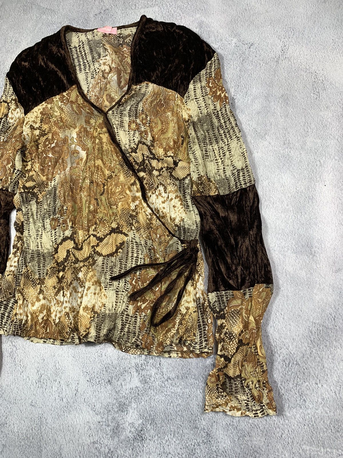 Vintage Vintage Y2K Japanese style longsleeve blouse size XS Size XS / US 0-2 / IT 36-38 - 3 Thumbnail