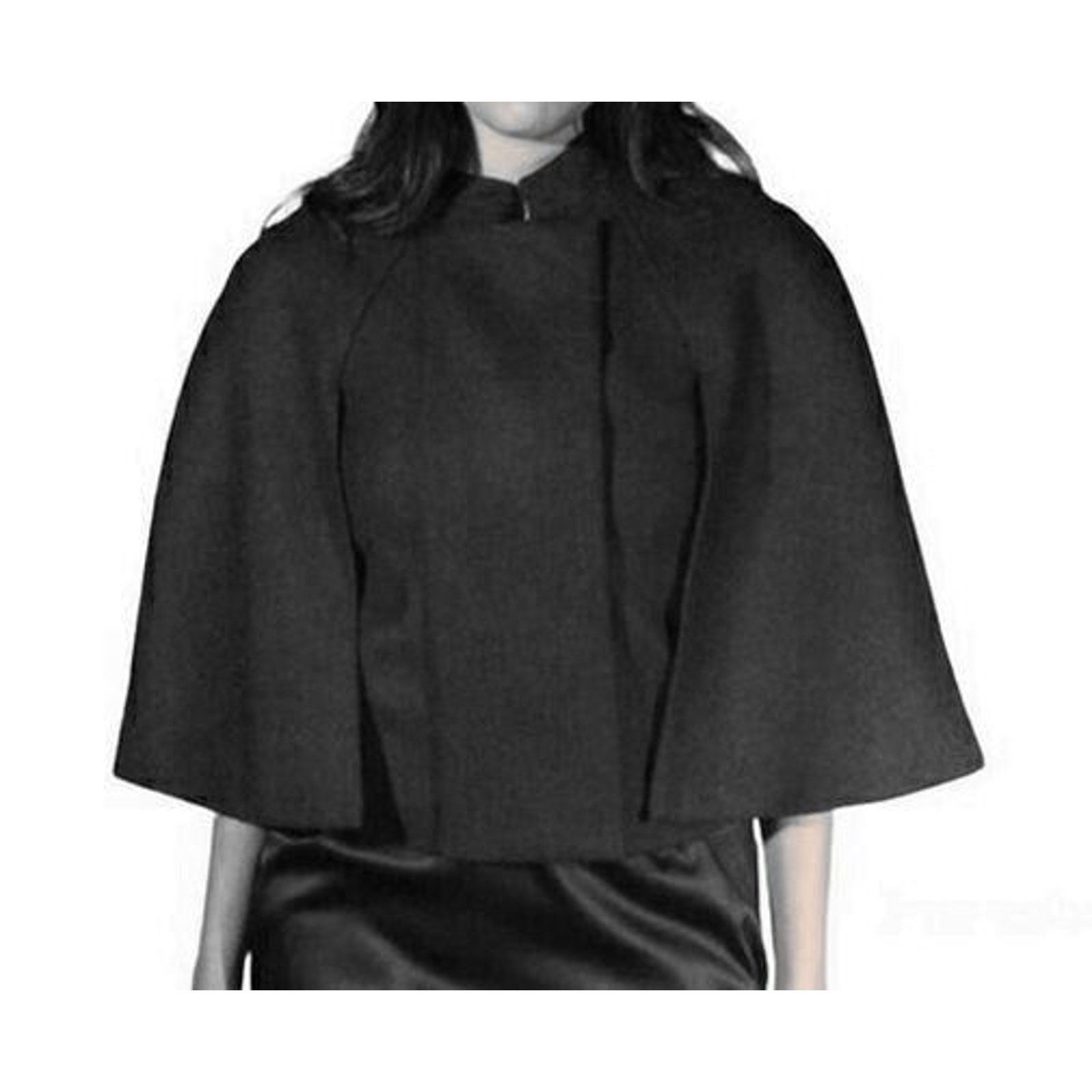 Bcbgmaxazria NEW BCBG MAXAZRIA Charcoal Wool Full Zip Cape Jacket Sz XXS Size XL / US 12-14 / IT 48-50 - 1 Thumbnail