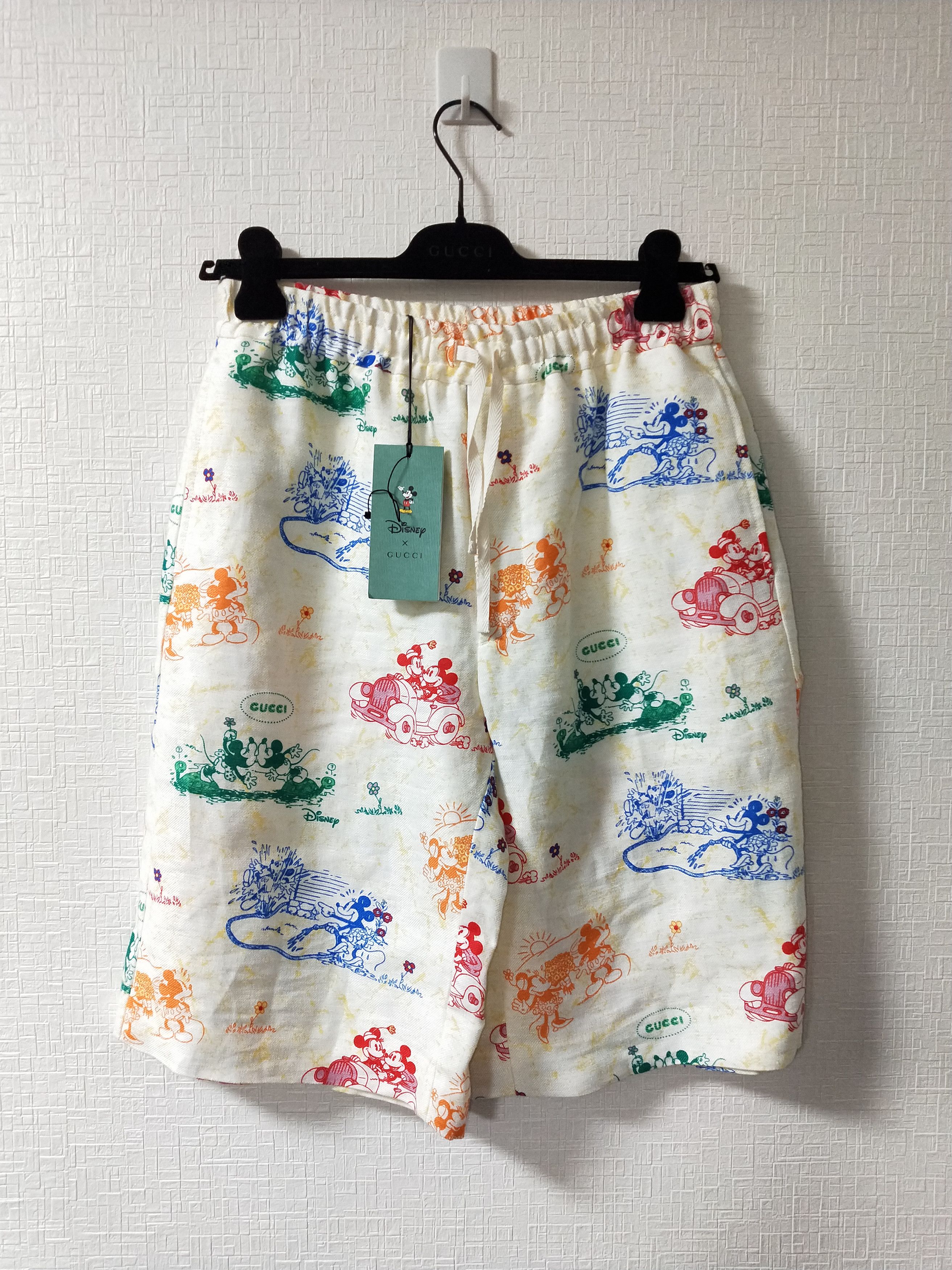 Gucci 'Mickey and Minnie' Print Shorts Size US 30 / EU 46 - 1 Thumbnail
