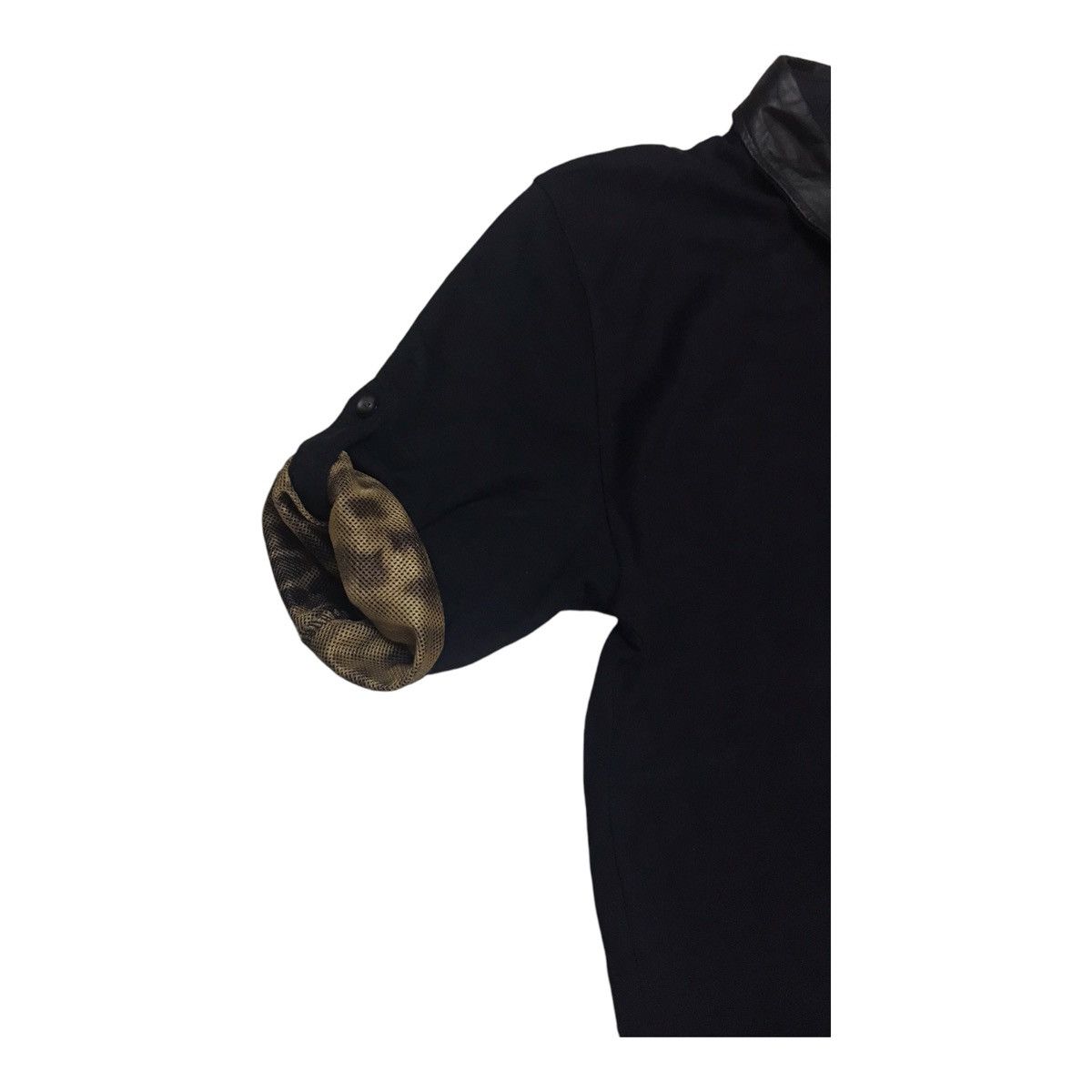 If Six Was Nine × Le Grande Bleu (L.G.B.) × Shellac Shellac Collar Cowhide Half Polo Shirt Size US S / EU 44-46 / 1 - 3 Thumbnail