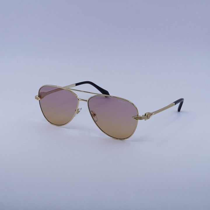 Versace Versace VE2283 1002EL Sunglasses Gold Aviator Frame, Orange Size ONE SIZE - 1 Thumbnail