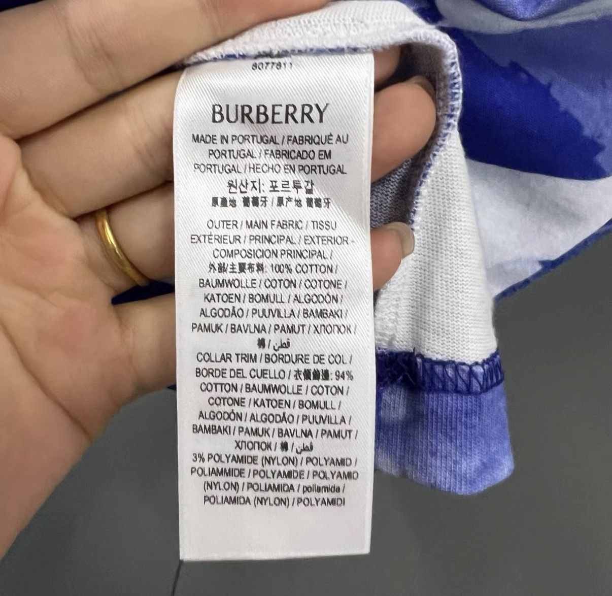Burberry Burberry White Swan Print Short Sleeve T-shirt J41 Size US XXS / EU 40 - 3 Thumbnail