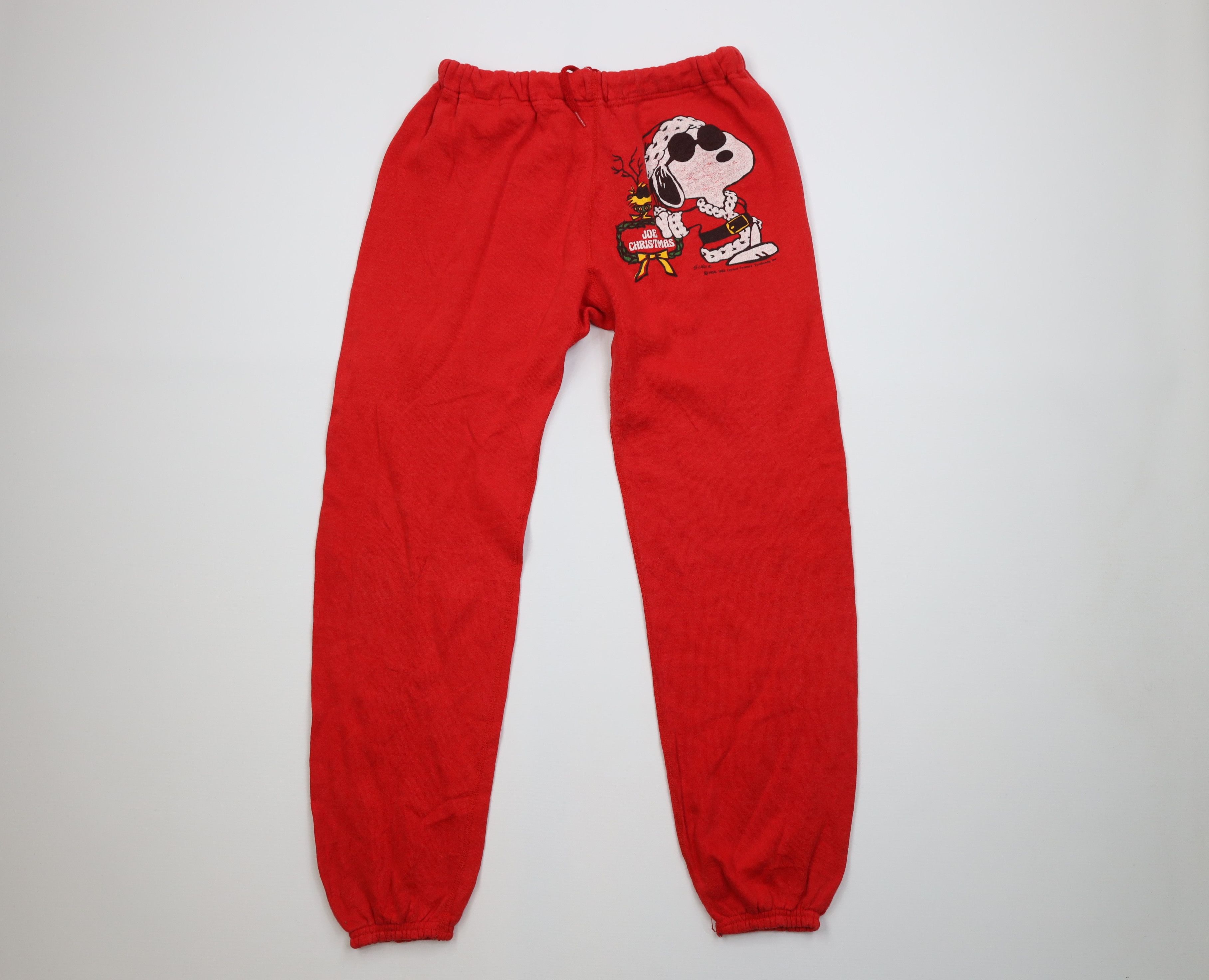 Vintage Vintage 60s Snoopy Peanuts Christmas Sweatpants Joggers USA Size US 34 / EU 50 - 1 Thumbnail