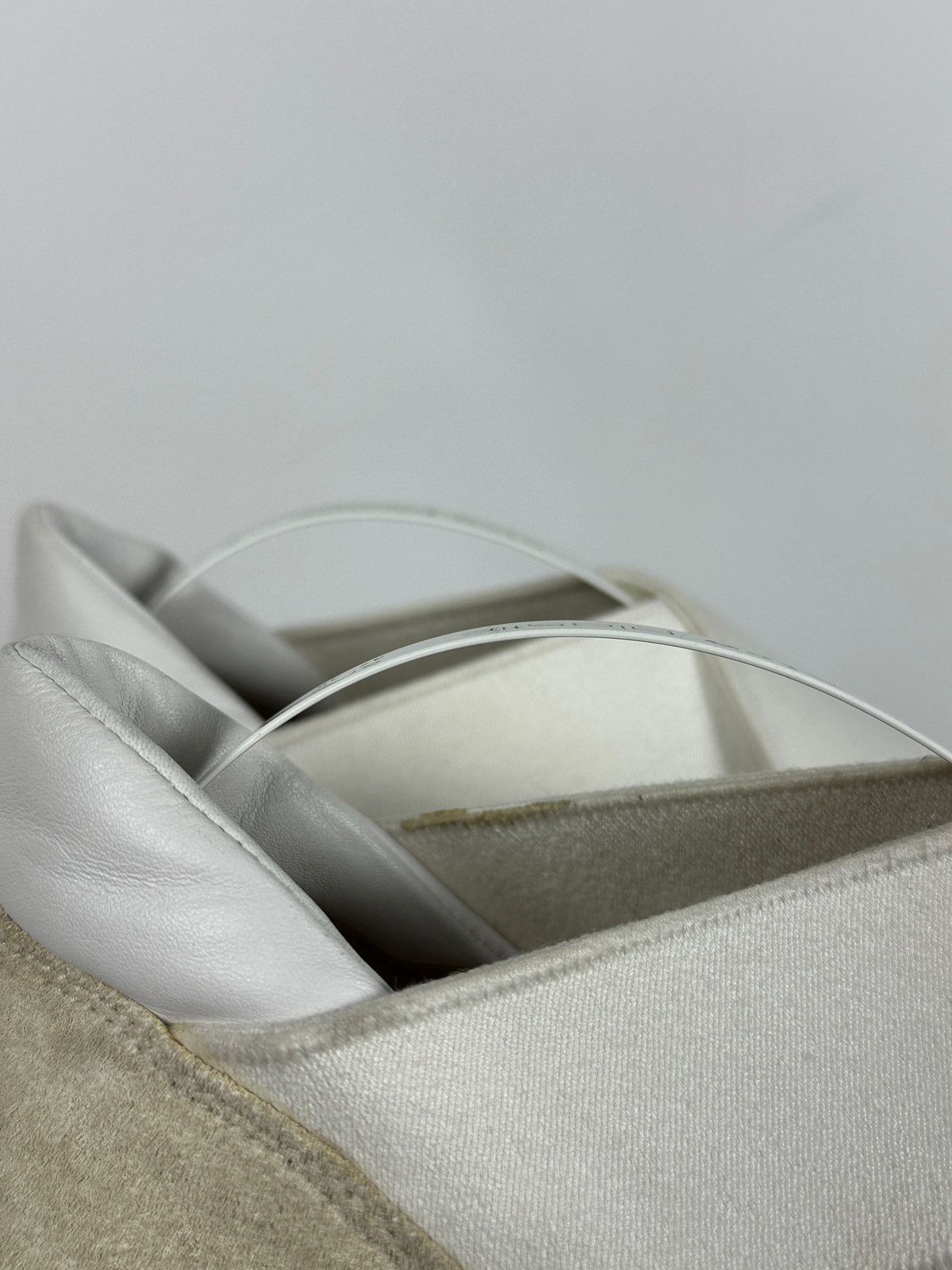 Dries Van Noten Dries Van Noten White Leather Slip-On Shoes Size US 7.5 / IT 37.5 - 22 Thumbnail