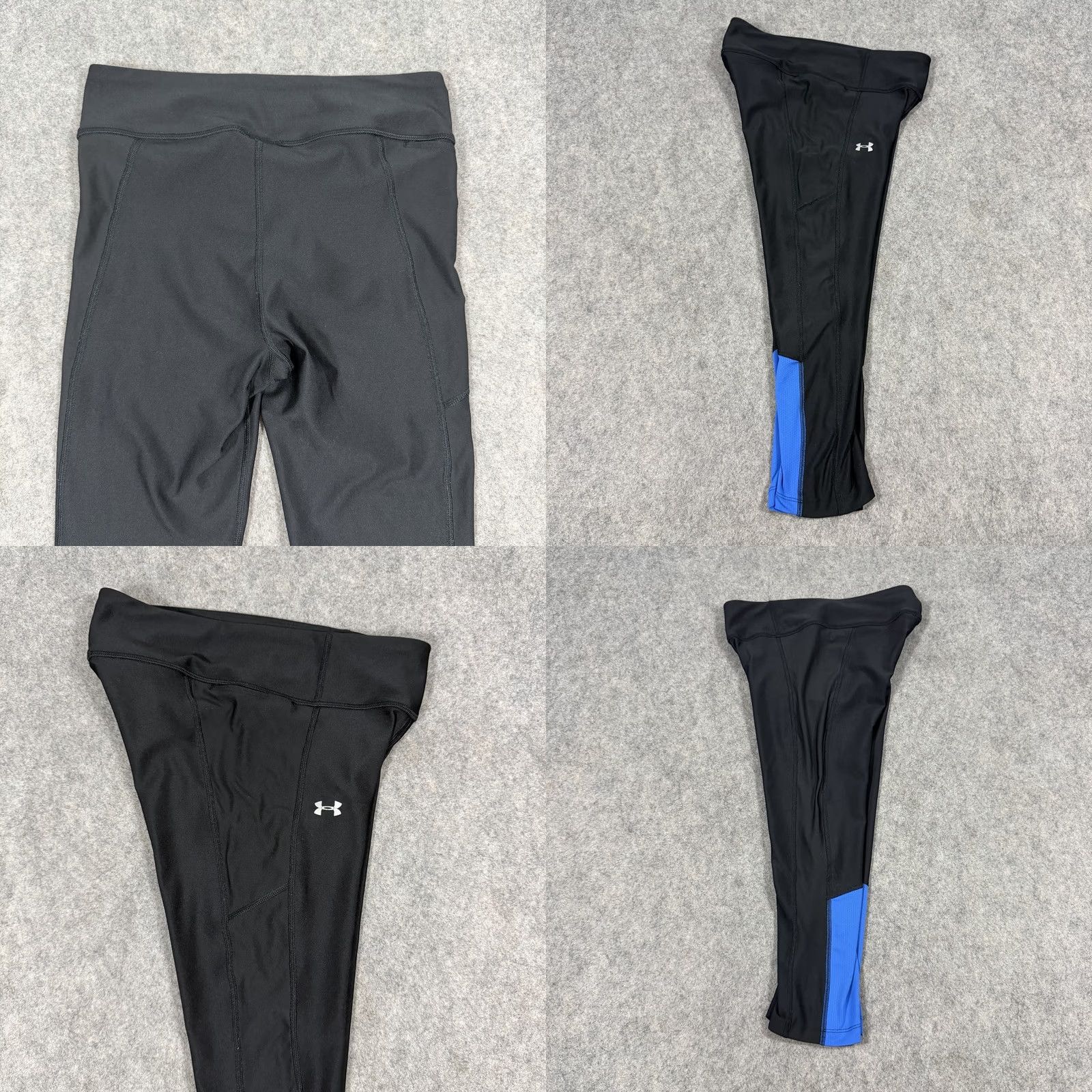 Under Armour Under Armour Legging Capri Women's Size Small (Actual Fits 27x19.25) Black Blue Size 28" / US 6 / IT 42 - 10 Thumbnail