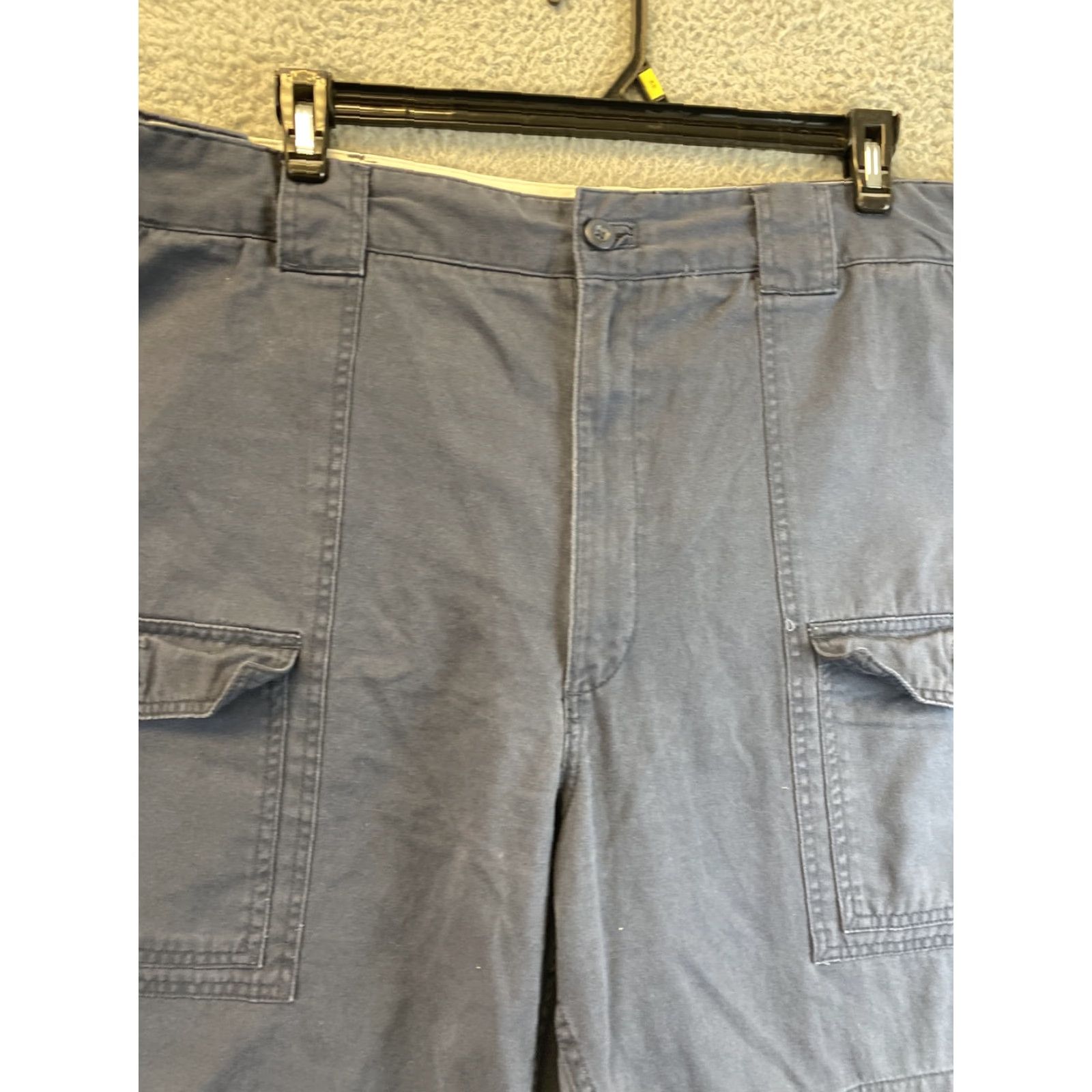 Vintage Foundry Cargo Shorts Men's 50 Gray Outdoor Casual Workwear Cargo Pockets Adult Mens Size US 34 / EU 50 - 3 Thumbnail