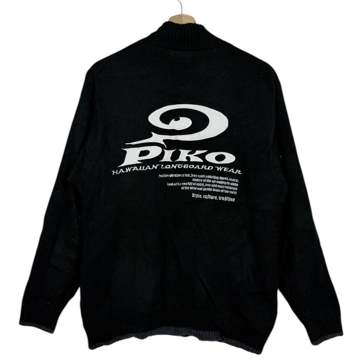 Vintage Piko jacket rebersible big logo embroidered Size US L / EU 52-54 / 3 - 1 Thumbnail